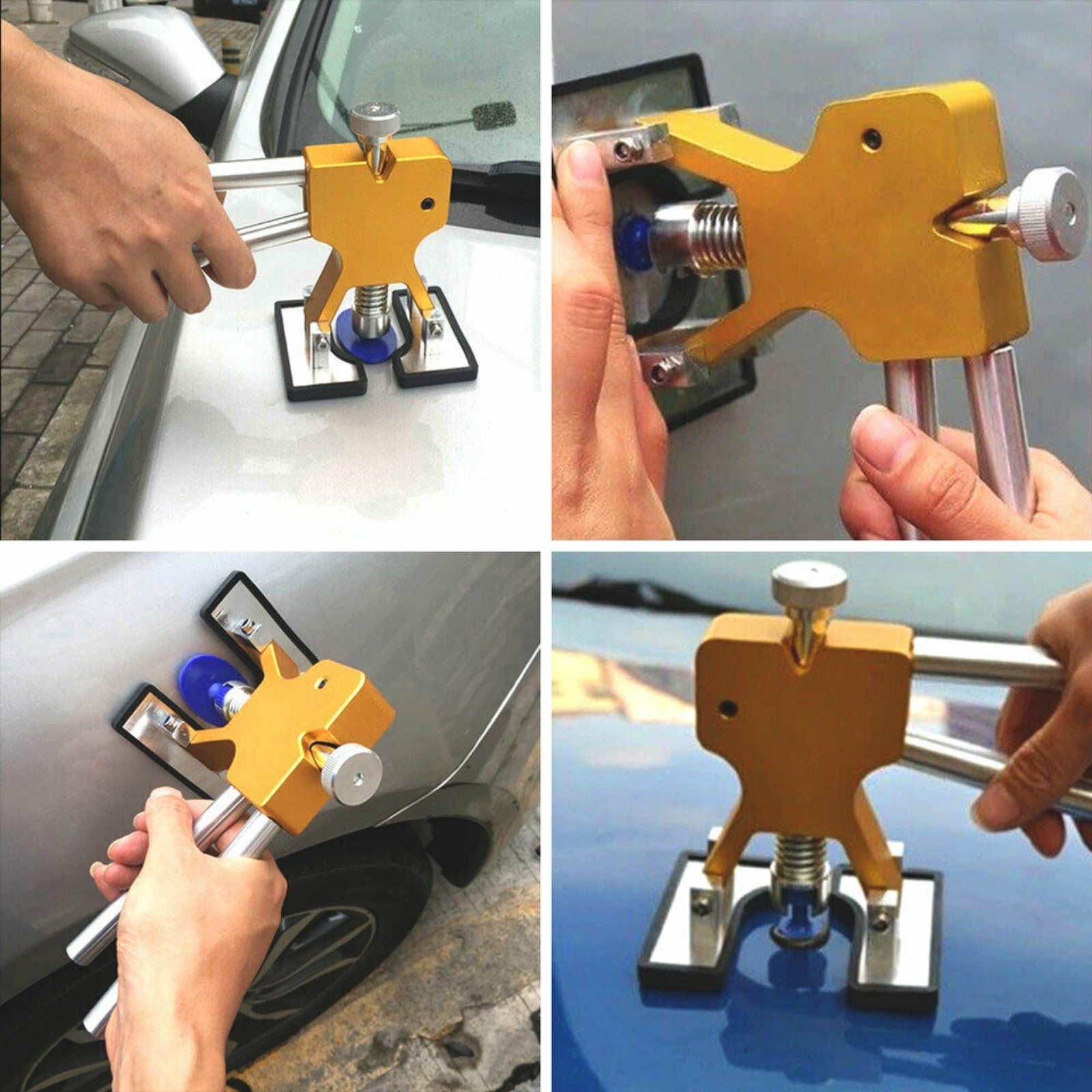 57pcs Paintless Car Dent Repair Kit Lifter Removal Tools Board Line Hail