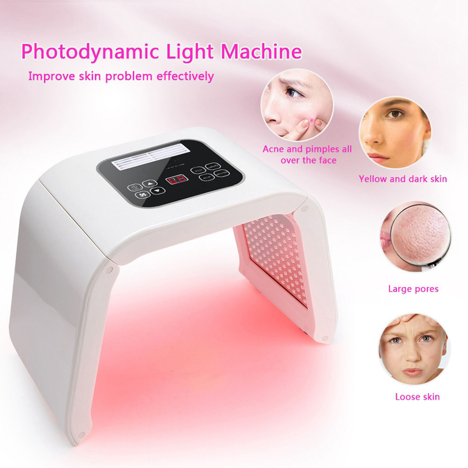 4 Colors Skincare Rejuvenation Photon LED Light Therapy PDT Machine Facial Body