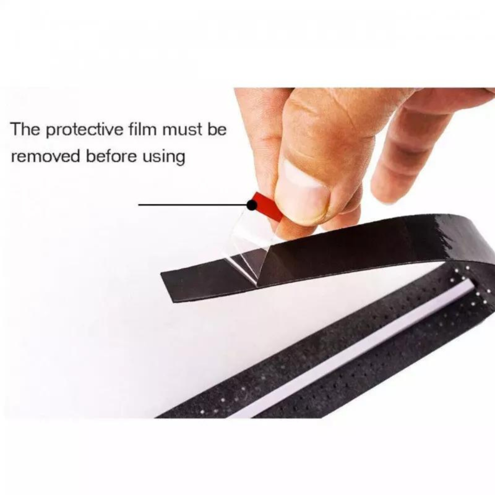 Black 2x Sweatband Handle Tape Racquet Over Grip Anti-Slip Badminton Grips