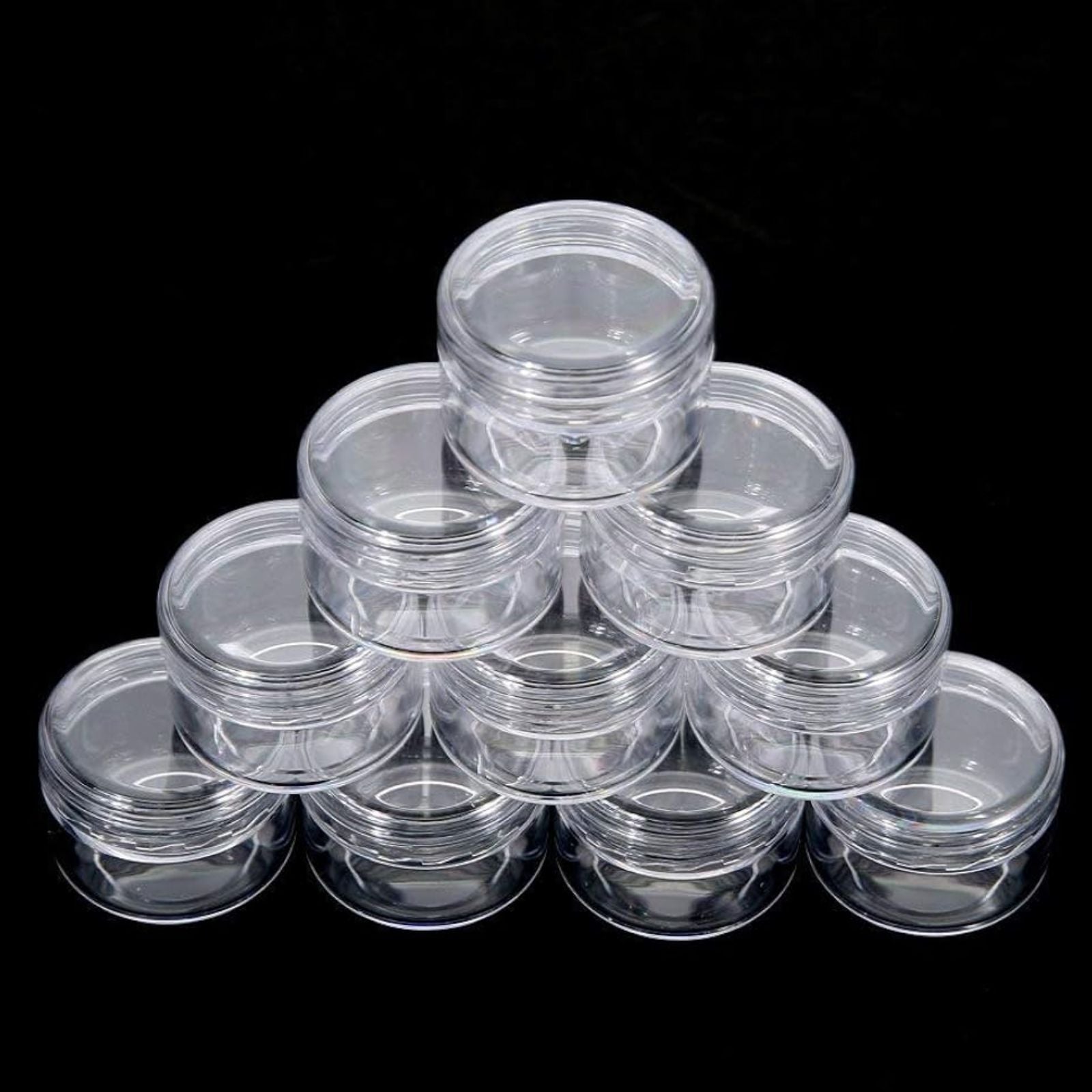 50pcs Makeup Jar Mini Cosmetic Bottle Pot Face Cream Lip Balm Container