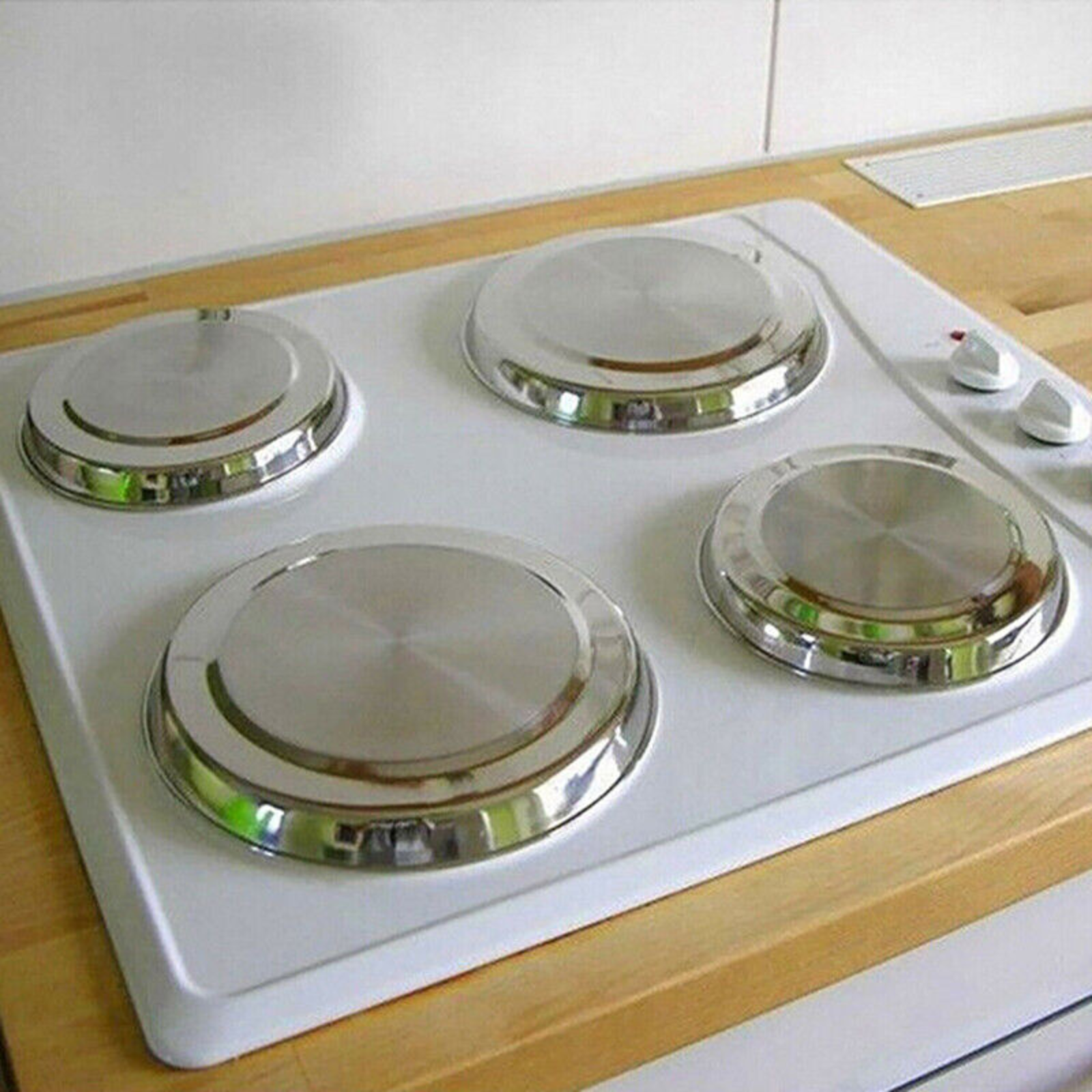 Kitchen Heavy Duty Element Burner 4x Top Covers Stainless Steel Stove Cook Top