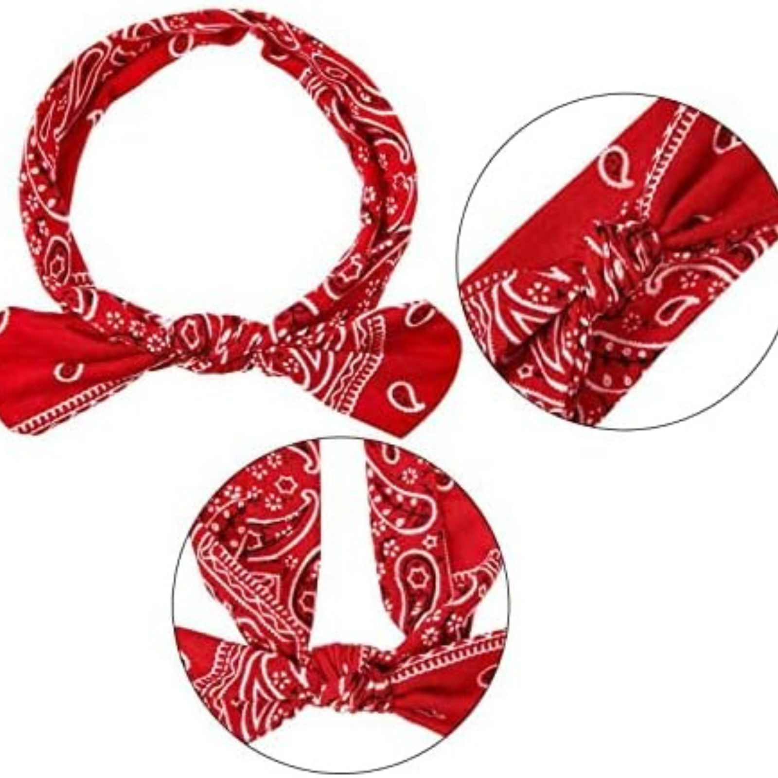 Outdoor Deluxe Sport Bandana Ice Neck Cooler Red Scarf Headband Red