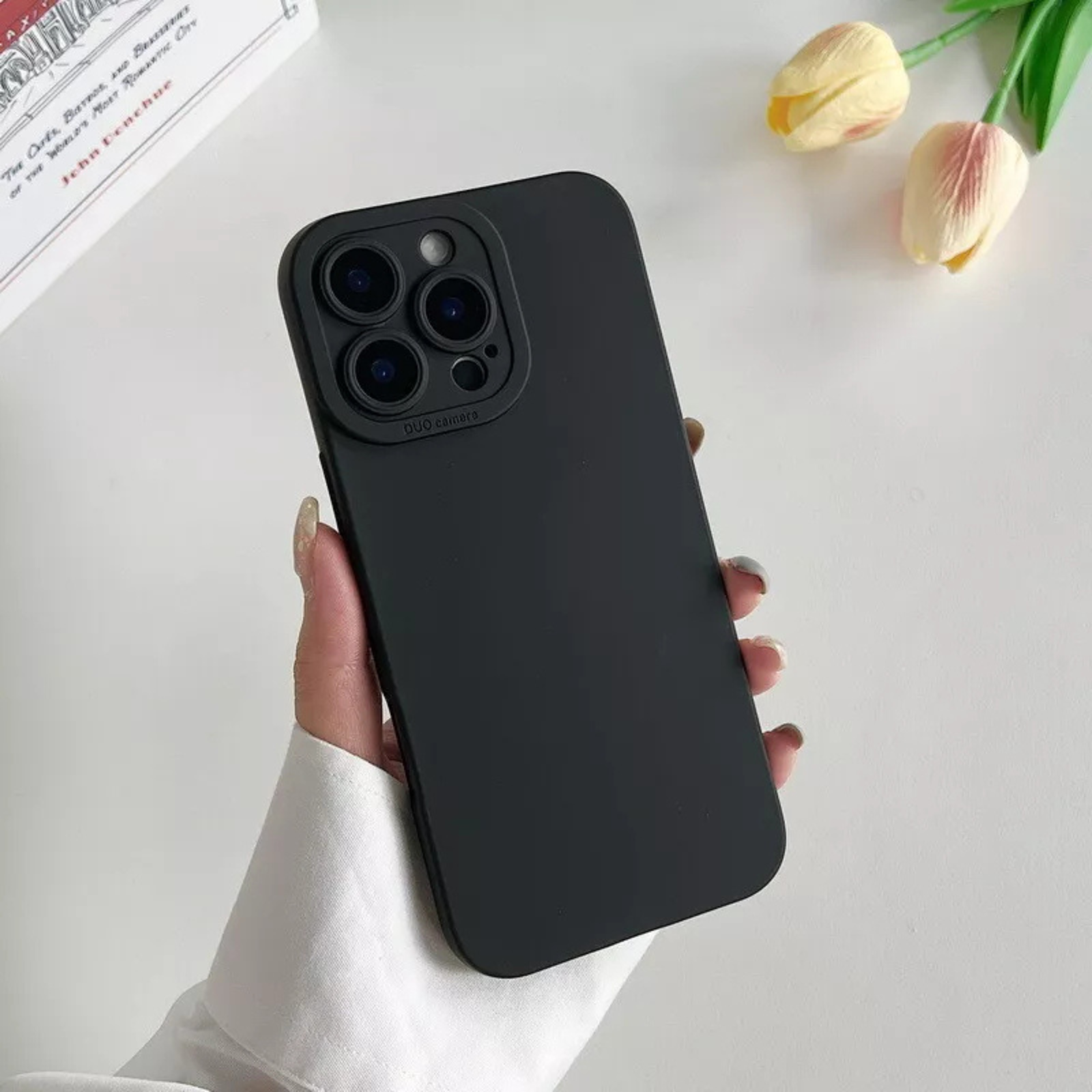 Camera Lens Cover Shockproof Silicone Case For Apple iPhone 14 Pro Max Black