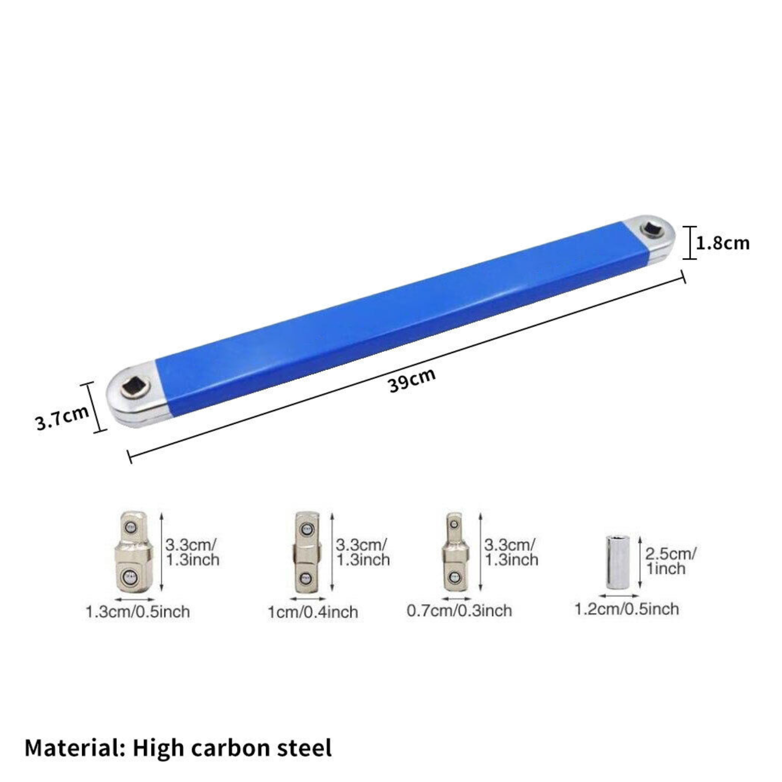 Extension Wrench Impact Pro Zero Offset Multifunctional Drive Adapters