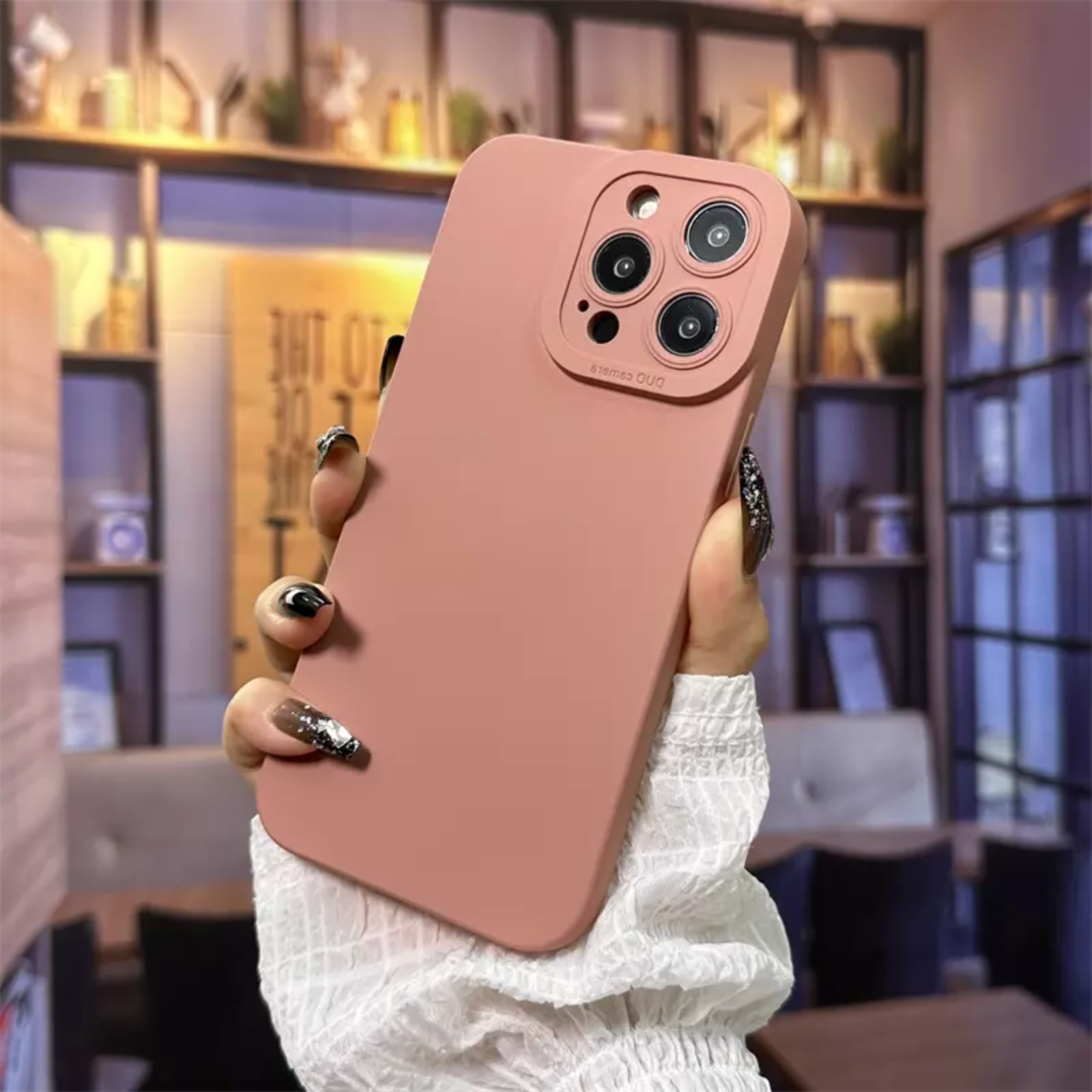 Camera Lens Cover Shockproof Silicone Case For Apple iPhone 14 Pro Max Pink