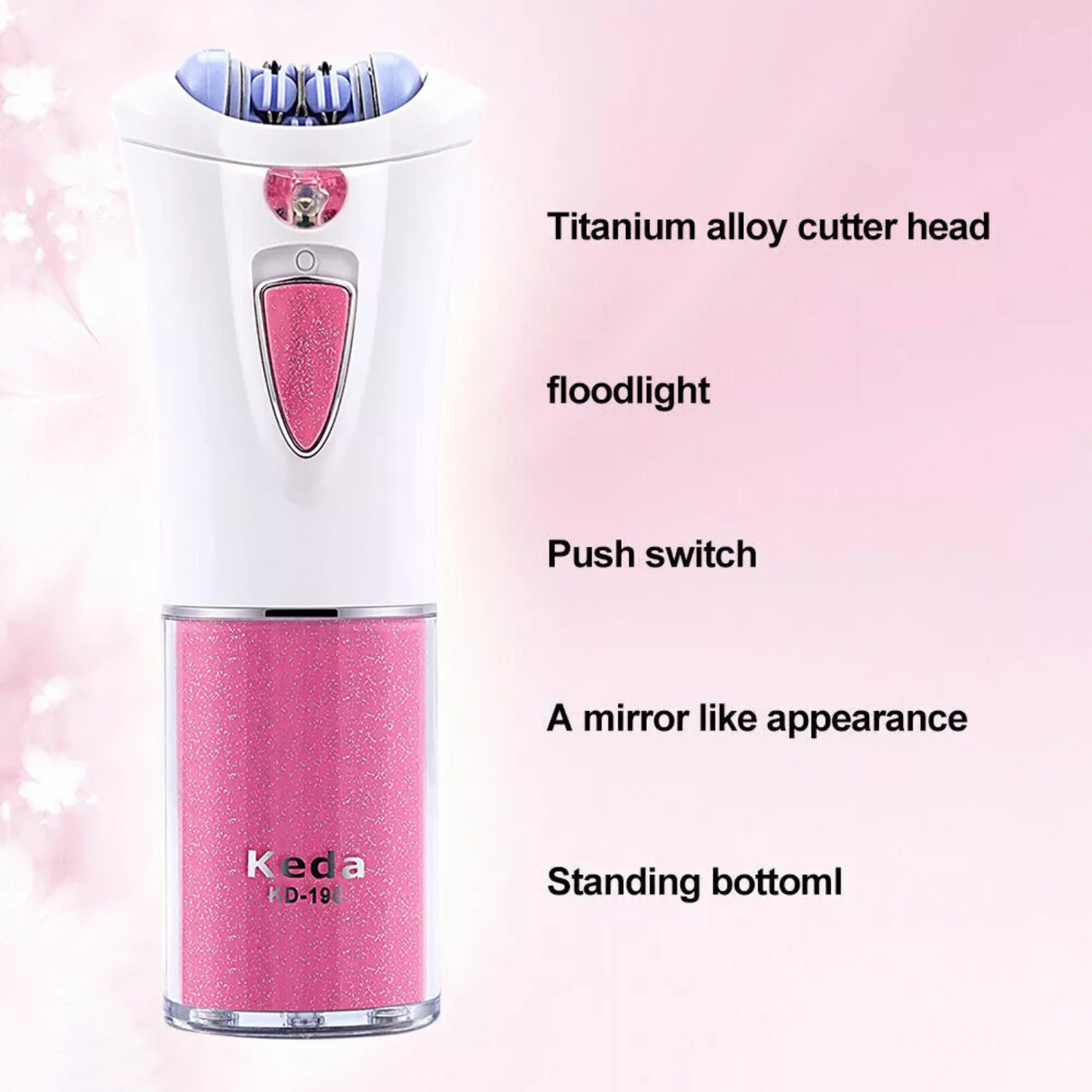 Face Body and Facial Hair Removal Smooth Glide Epilator for Women