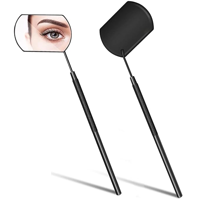 Beauty Lash Extension Professional Eyelash Inspection Mirror Tool Black