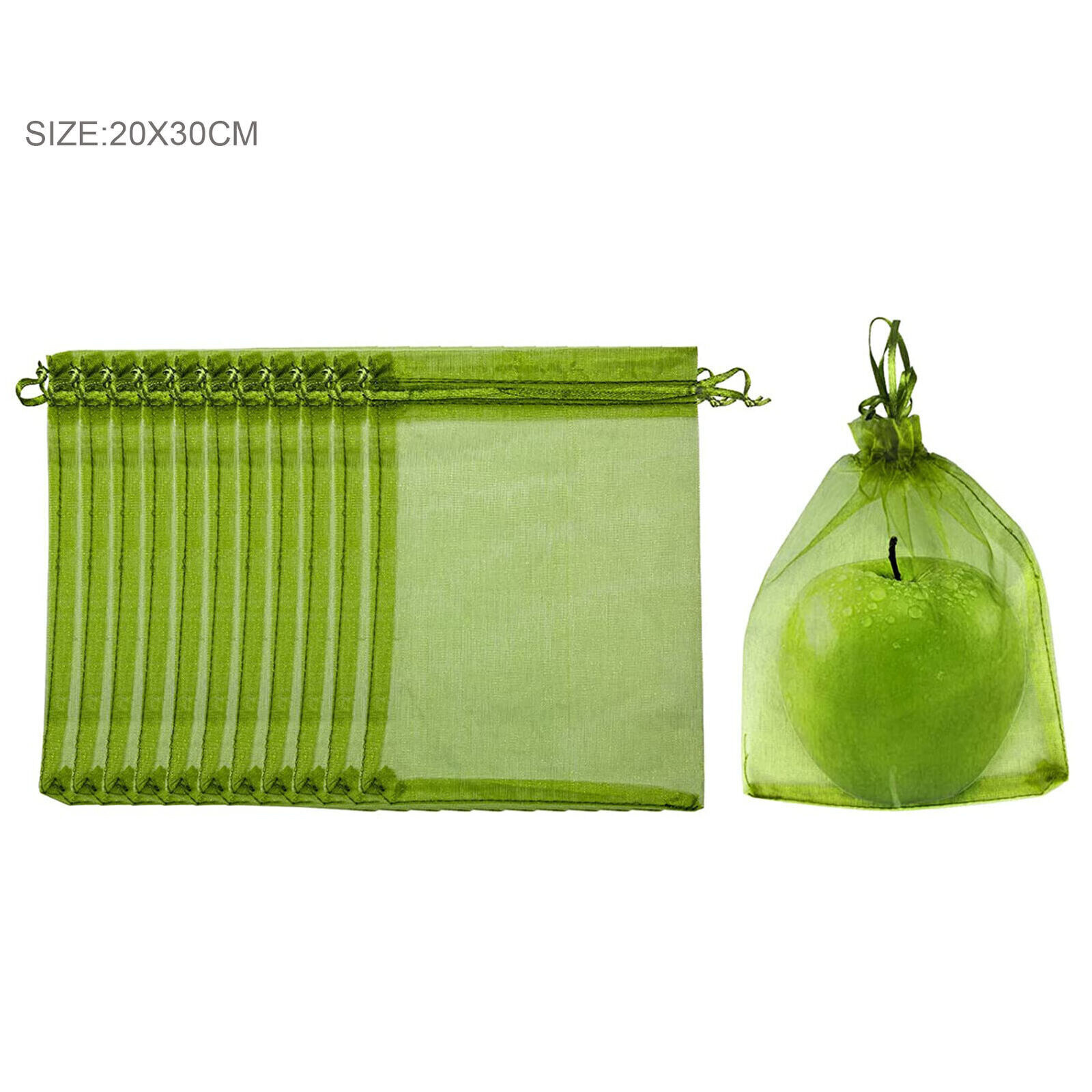 20x30cm Vegetable Protection Mesh Insect Proof Fruit Net Bags Agriculture Garden