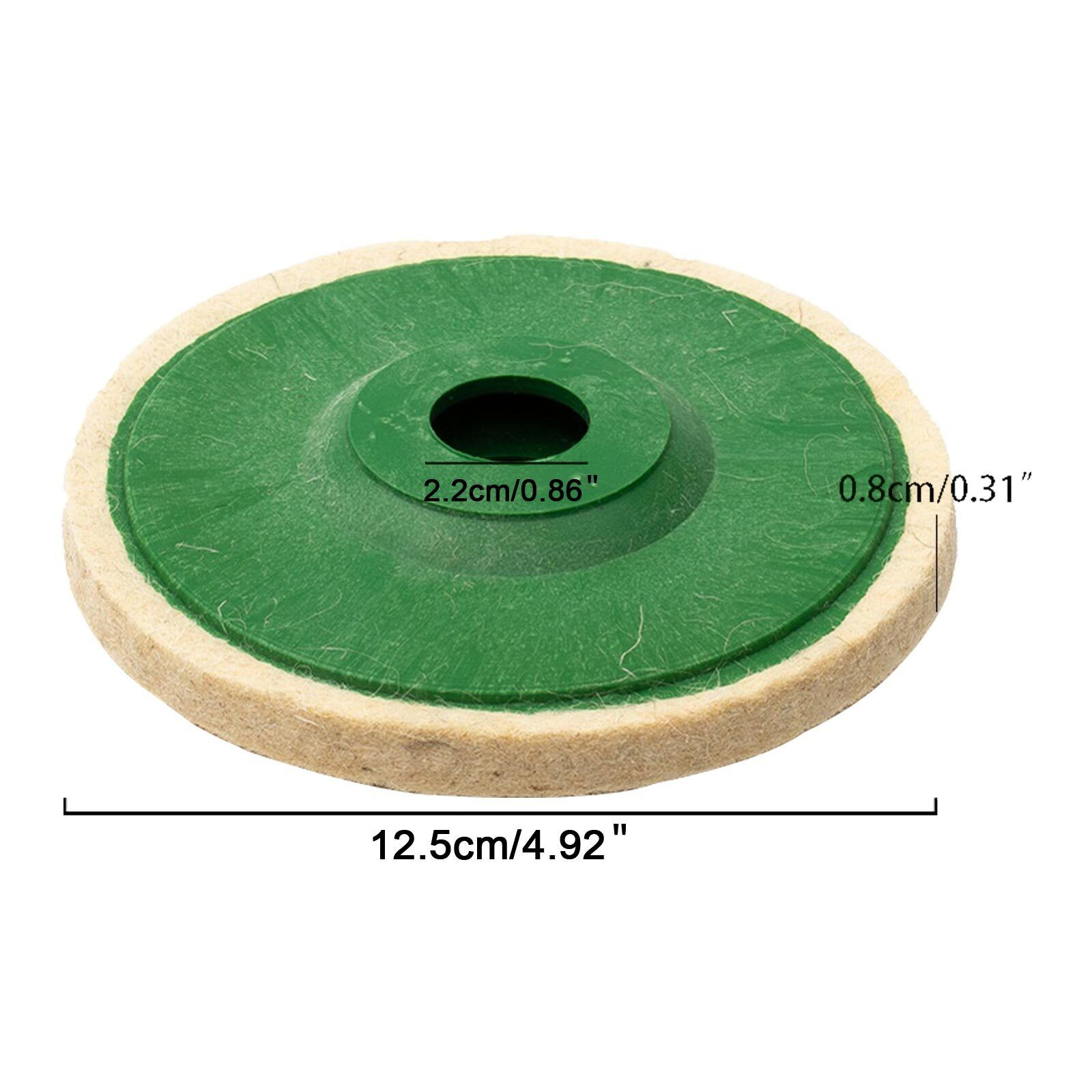 5" Buffing Polishing Disc Wool Felt Polishing Wheel Pad For Rotary Tool
