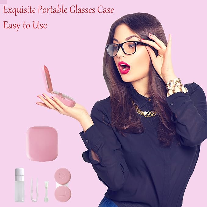 Portable Remover Inserter Holder Eye Care Kit Contact Lens Travel Storage Case