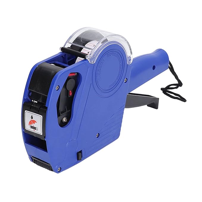 Pricing Machine Kit Price Tag Gun Labeller 6 Rolls Labels 5 Inks Roller