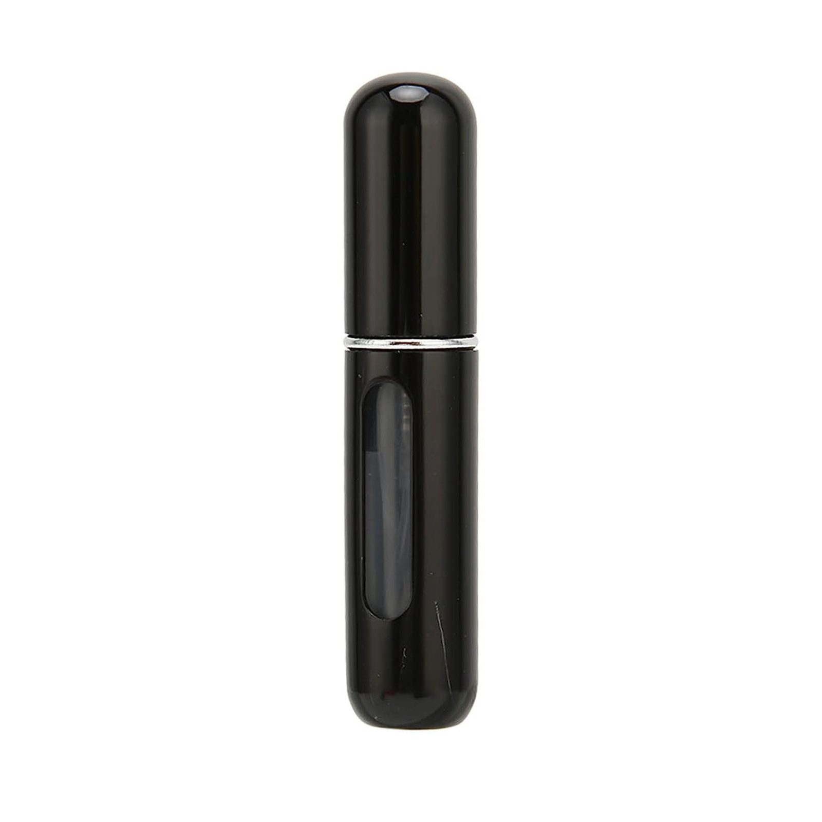 Easy Refillable Travel Perfume Atomizer Pump Spray Bottle Pocket Black 5ml