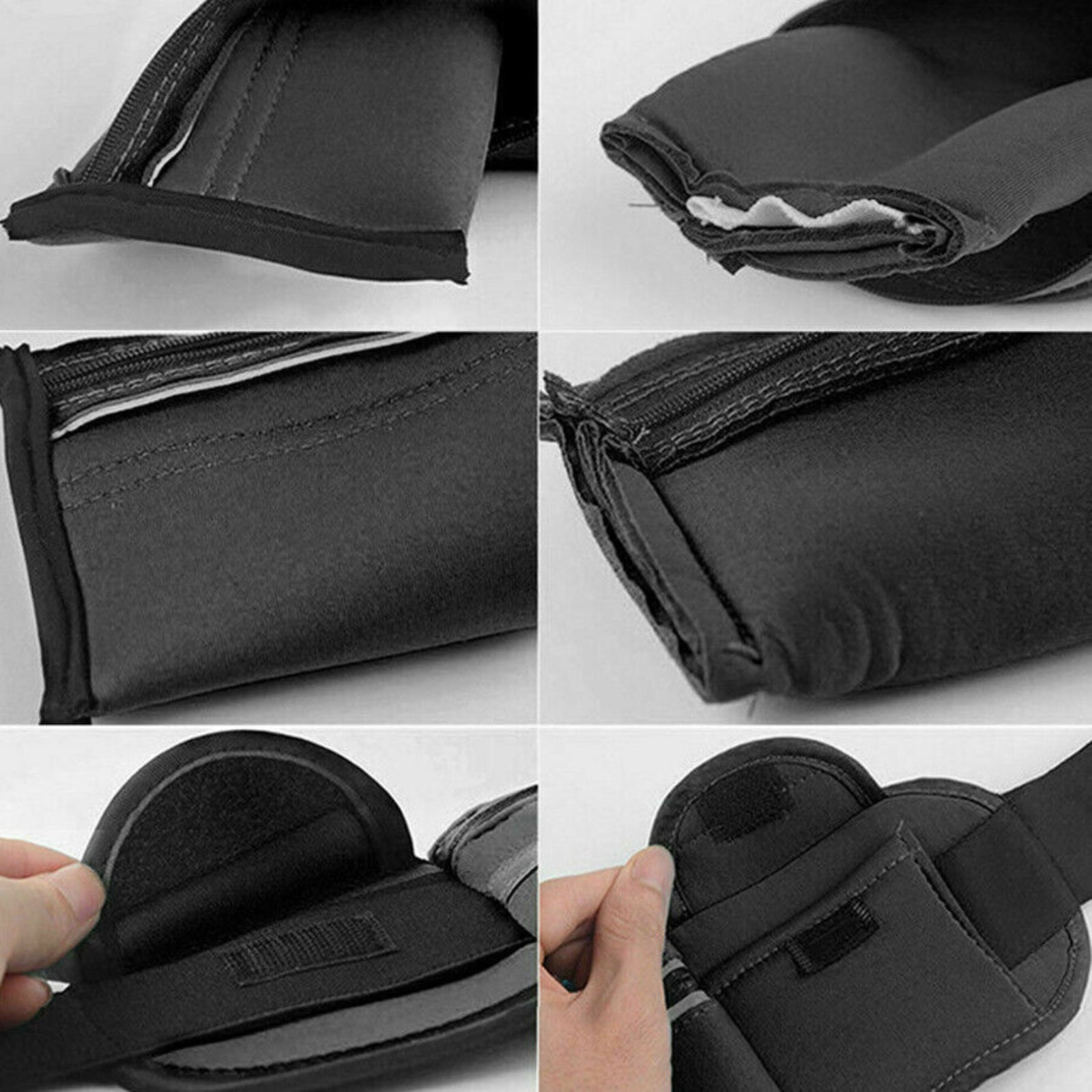 Black Waterproof Sports Waist Belt Money Wallet Zip Pouch Pack Running Bum Bag