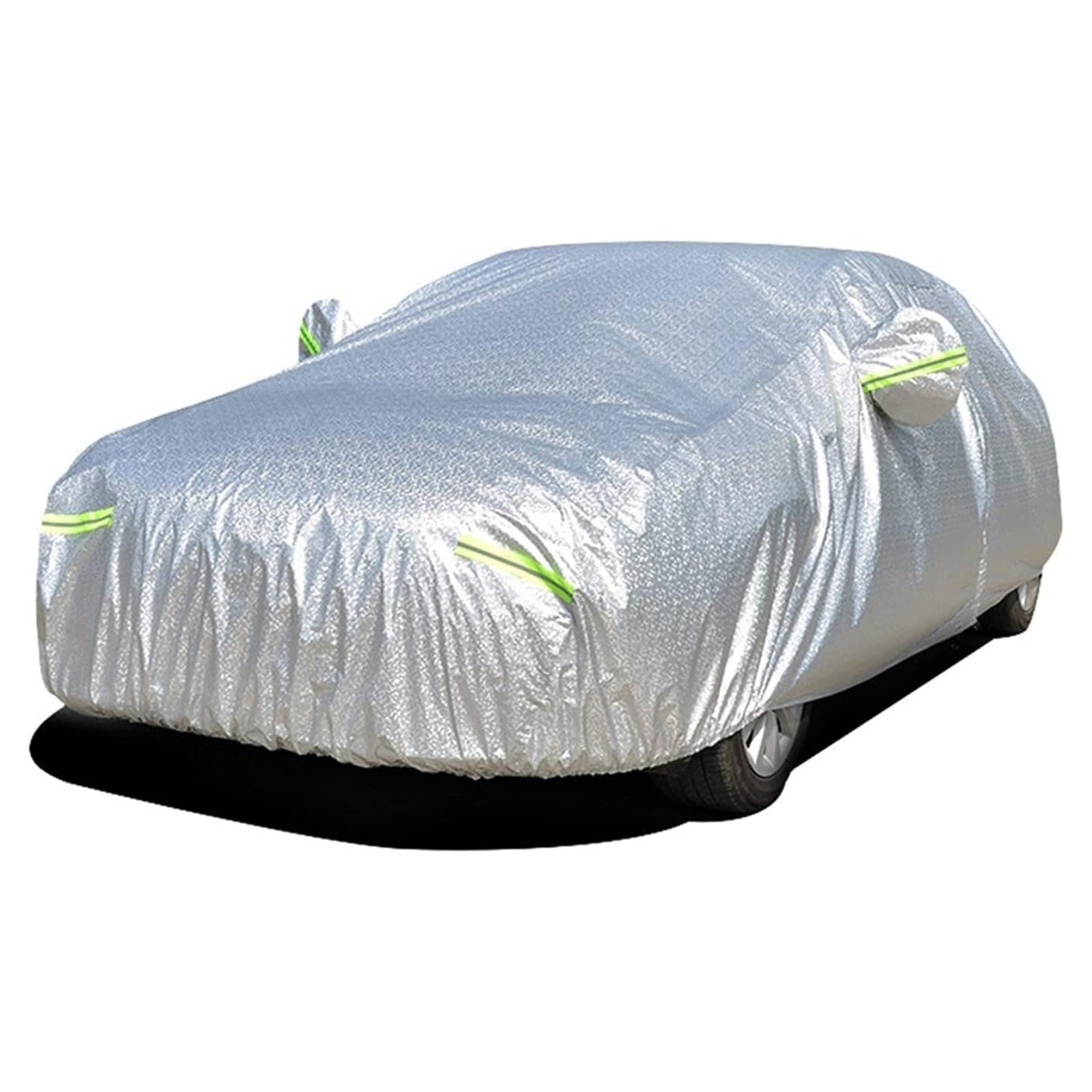 Waterproof Universal Size Car Cover 6 Layer Aluminum UV Dust Hail Resistant 3XL