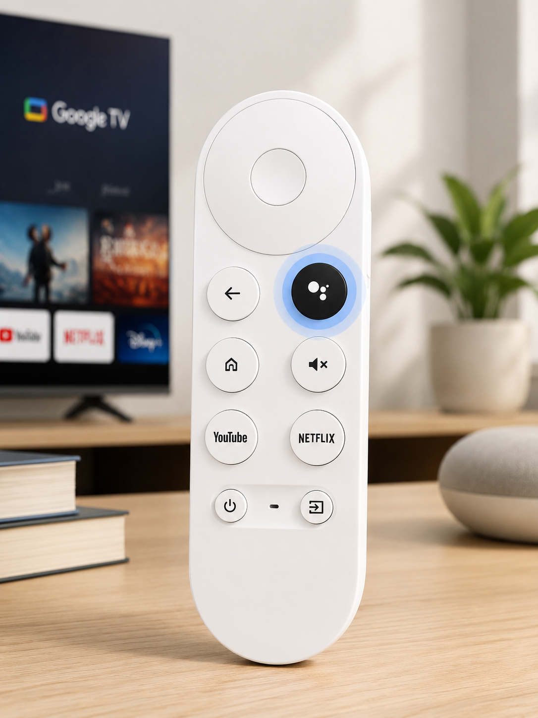 Google TV Voice Bluetooth IR Remote Control New Replacement For Chromecast