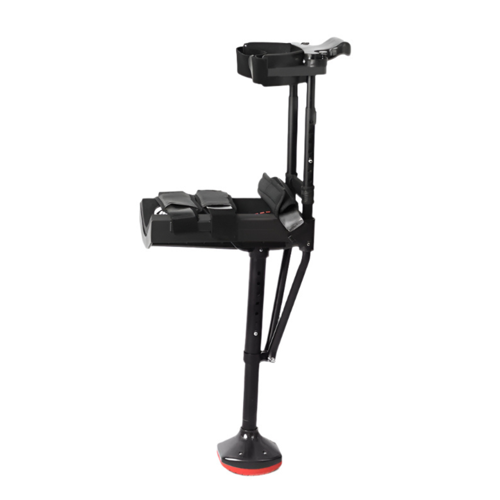 Universal Adjustable Fit Knee Walker Pain Free Knee Crutch Hands-free Black