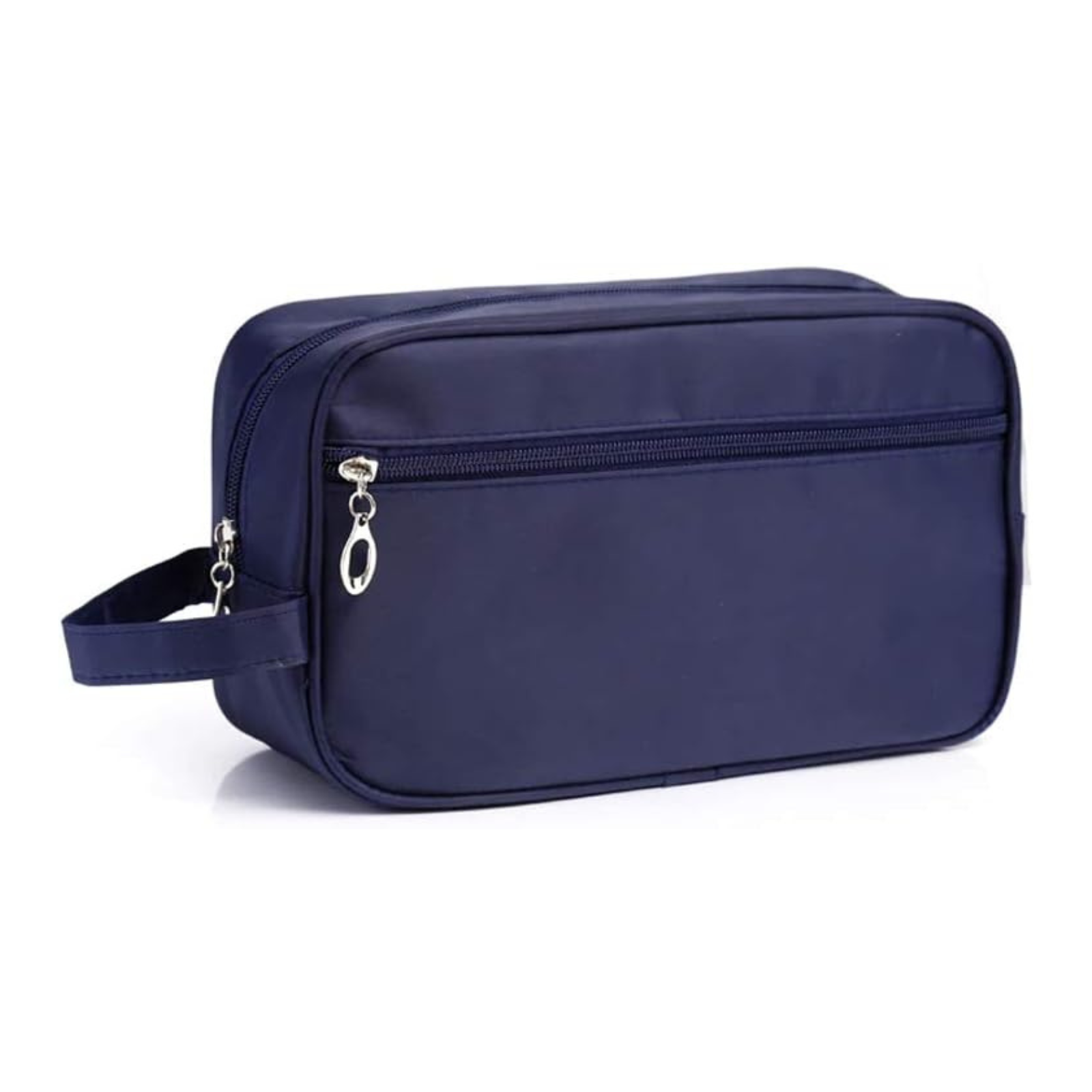 Shower Bathroom Cosmetic Storage Waterproof Mens Toiletry Travel Bag Dark Blue