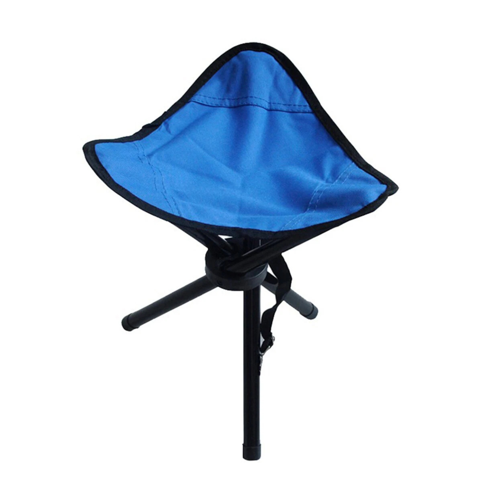 Beach Chair Folding Portable Camping Stool Lightweight Outdoor Seat Blue