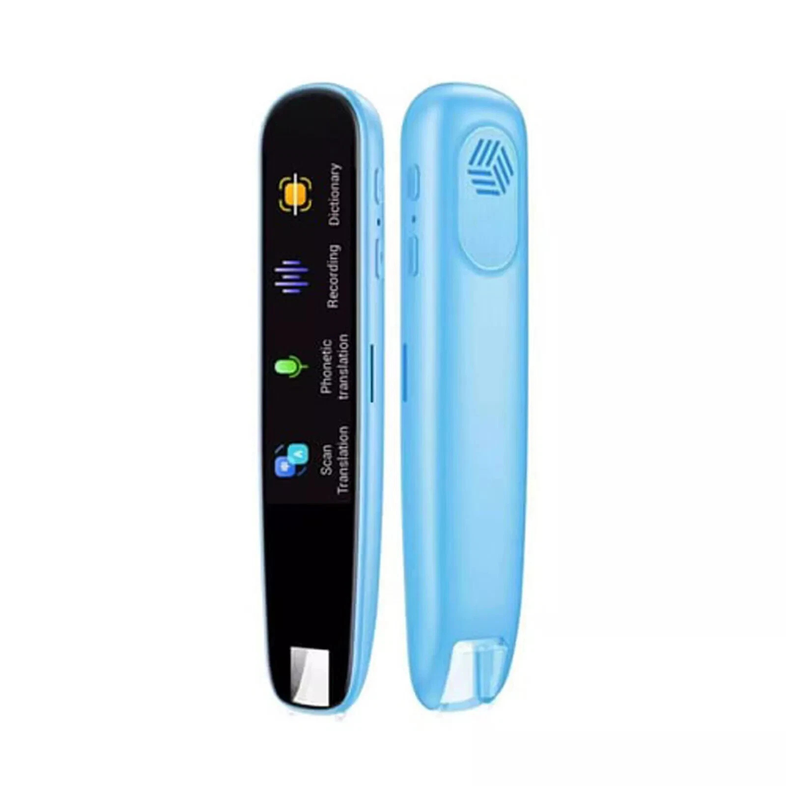 Pen Text Reading Smart Scan Translation 112+ Voice Language Translator Device Blue
