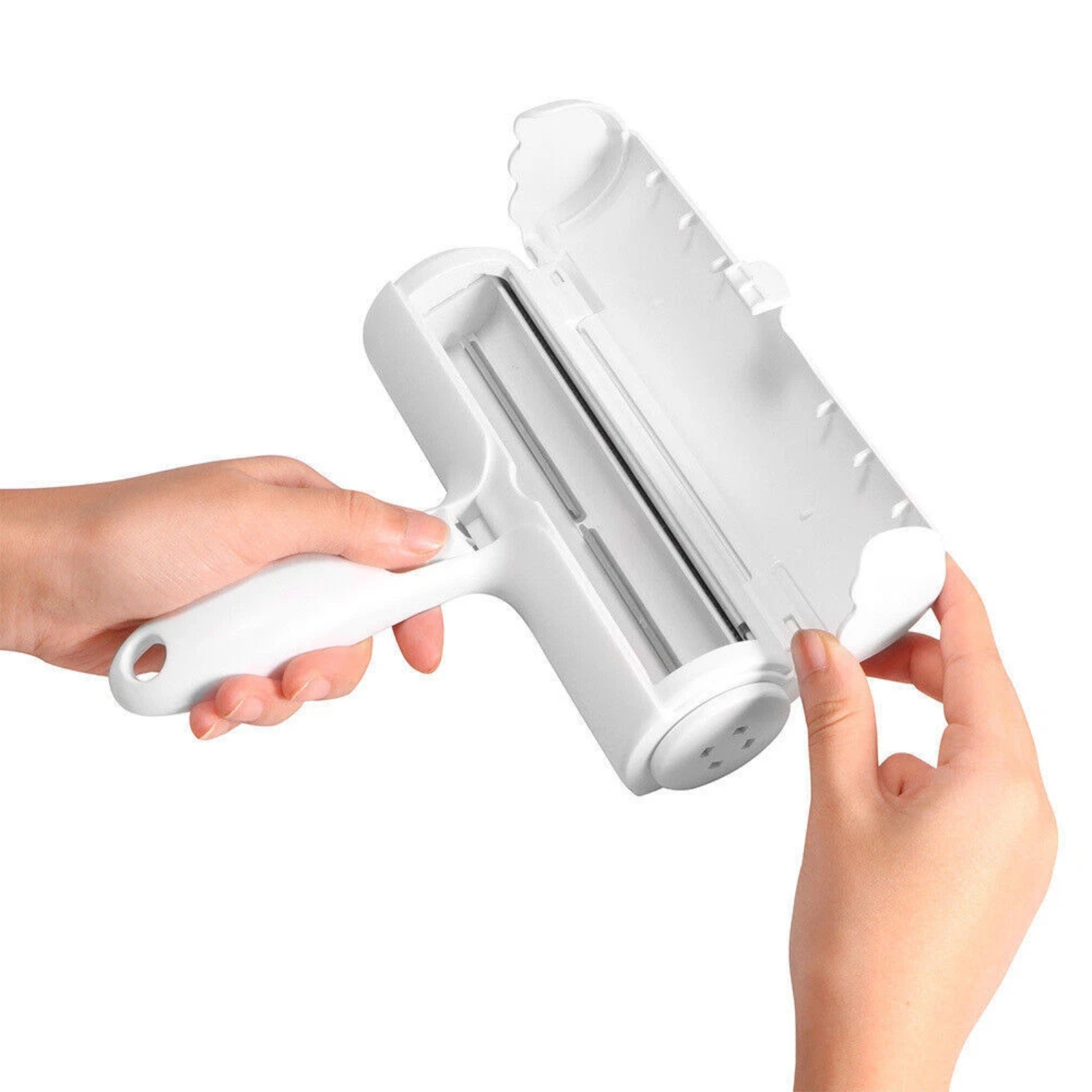 Roller Pet Hair Remover 2Way Reusable Fur Cleaning Tool
