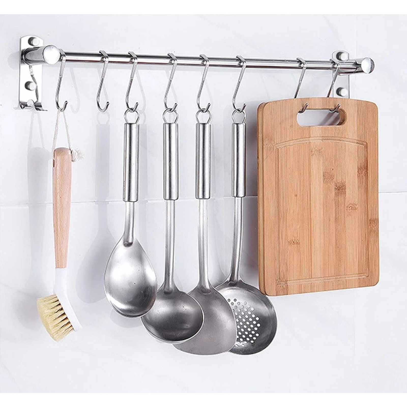 Kitchen Utensil Storage Rack Stainless Steel Counter Organizer