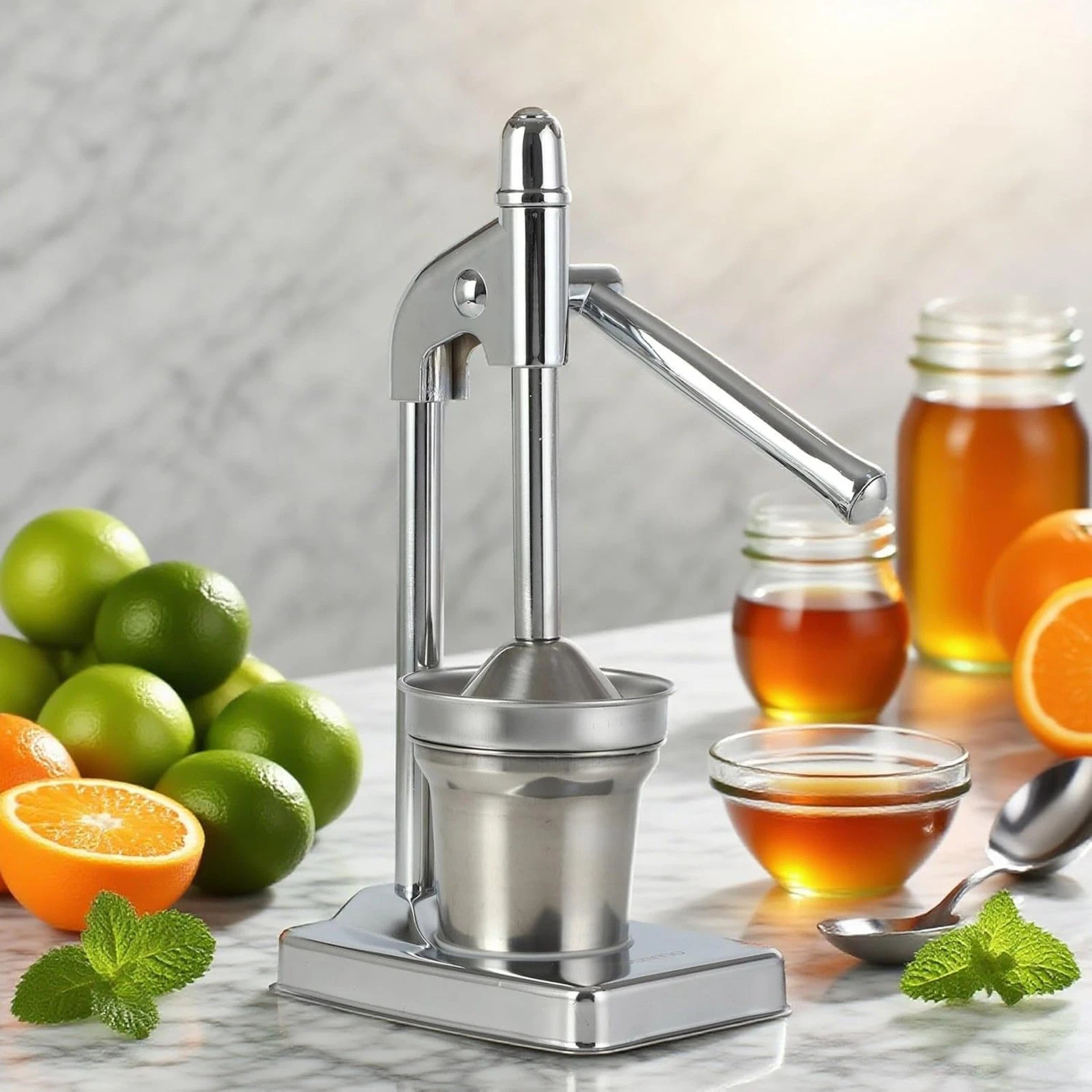 Hand Press Juicer Machine Manual Kitchen Fruit Squeezer Tool