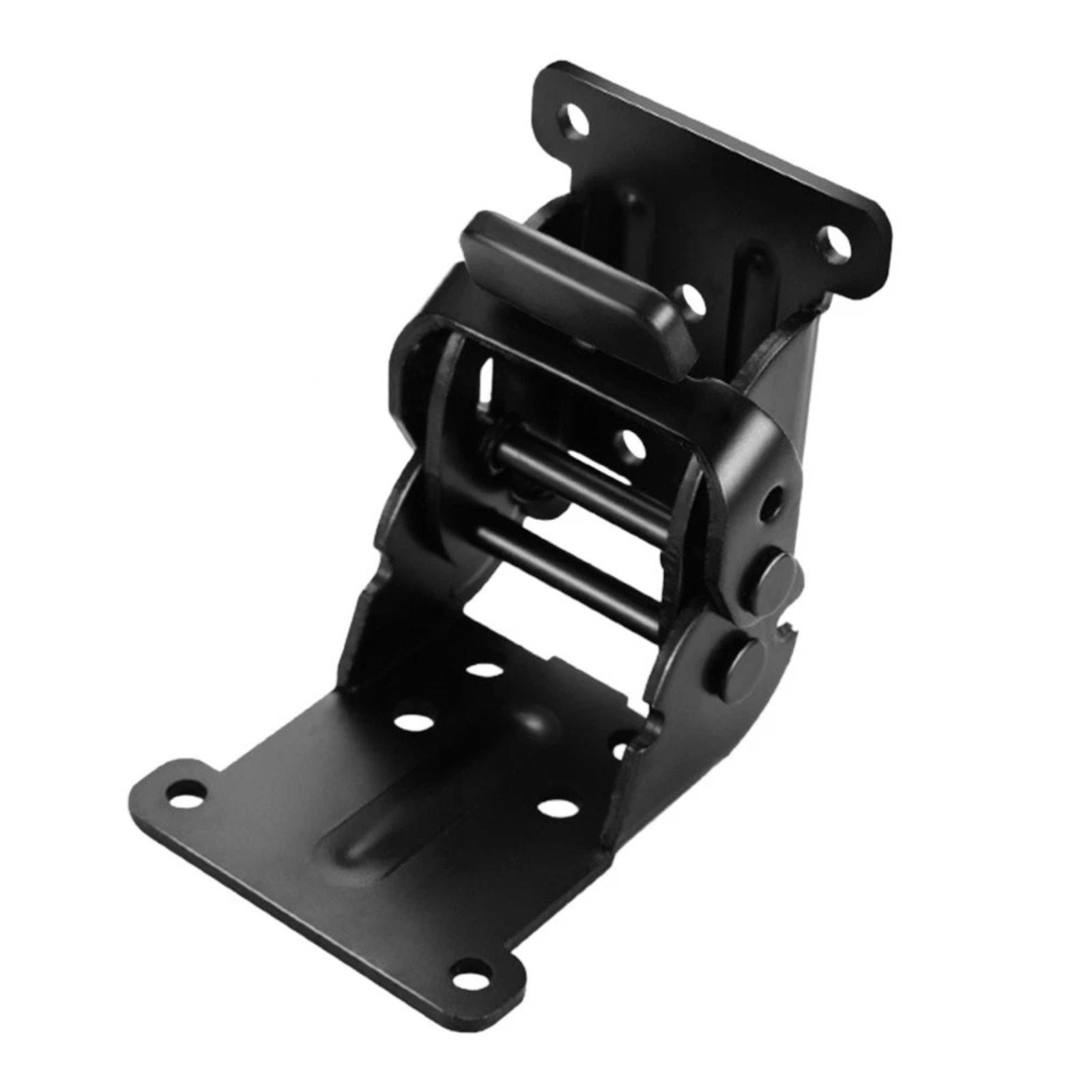 Brackets Folding Self-Lock Hinge Black Heavy Duty Support Hardware 4x