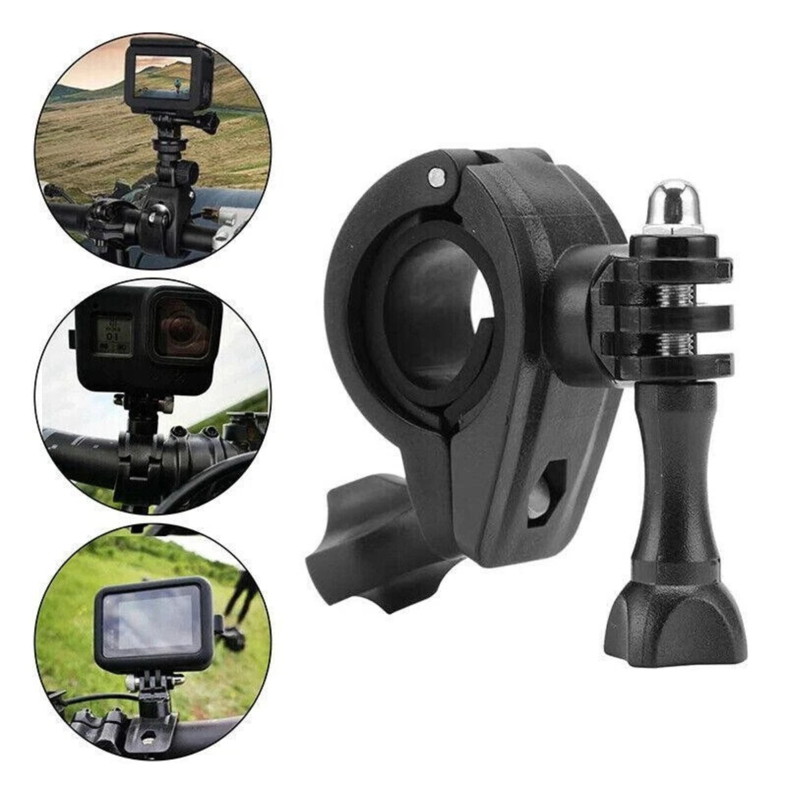GoPro Hero Handlebar Mount Bicycle Motorcycle Action Camera Holder Bracket Kit