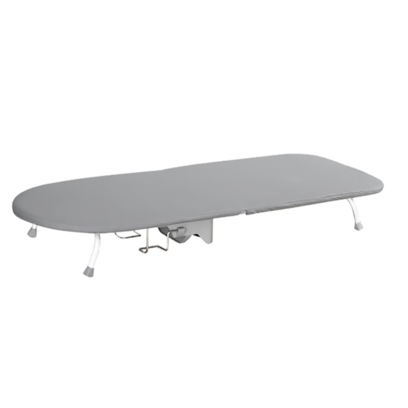 Household Folding Ironing Board Table Grey White Space Saving Design