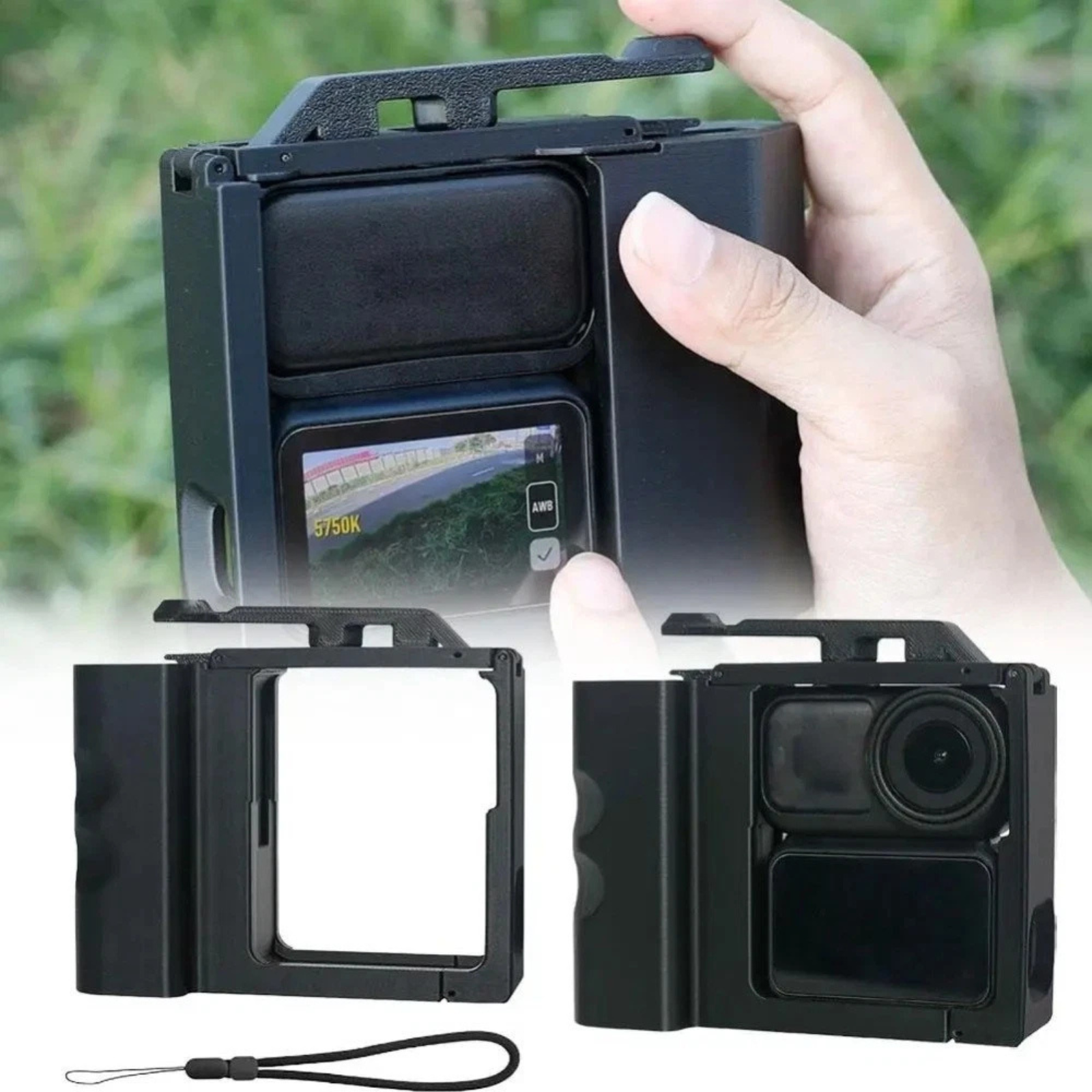 DJI Osmo Camera Frame Grip Kit Plastic Xplorer Protective Mount Case