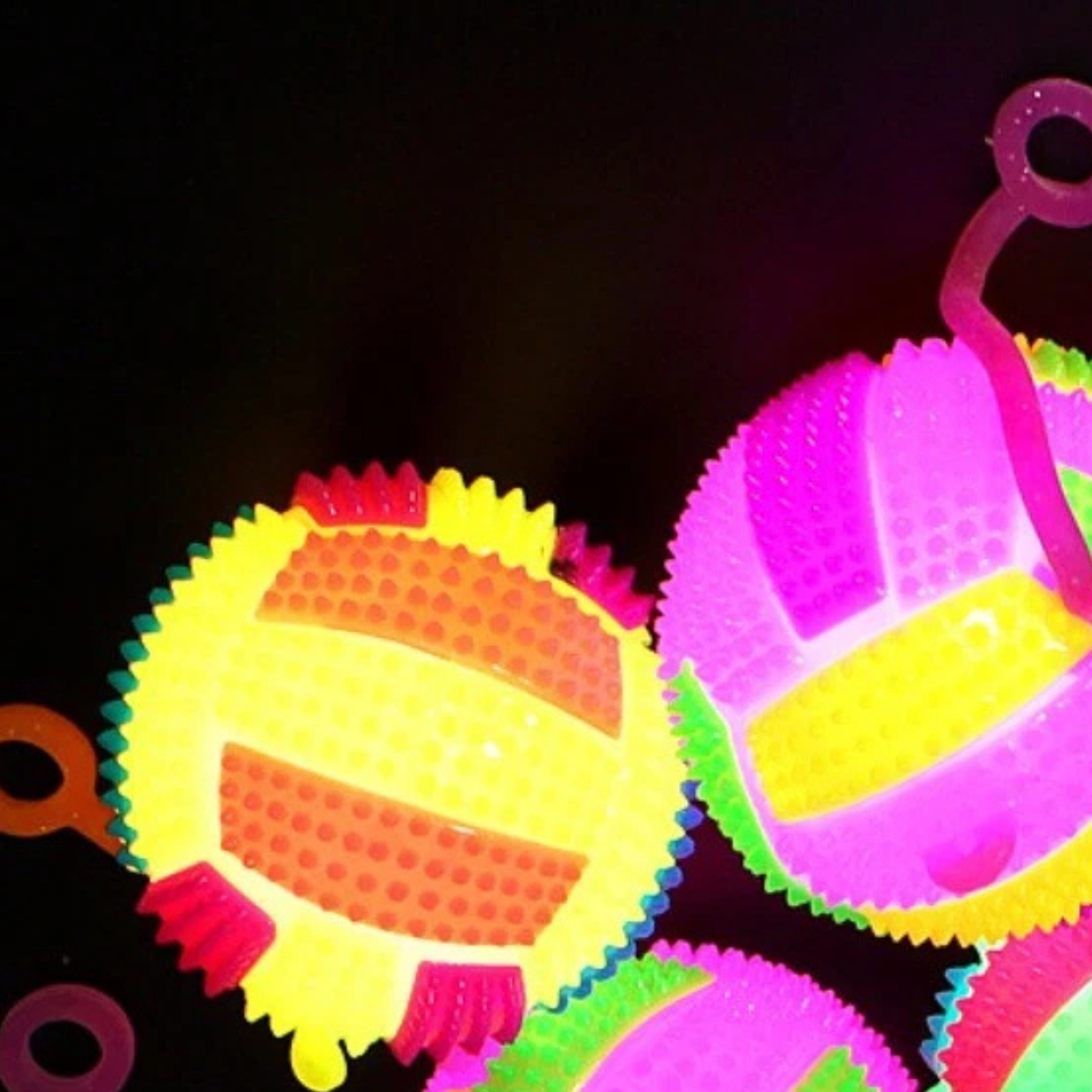 LED Light Up Glowing Ball Luminous Kids Toy Flashing Play Ball No 3