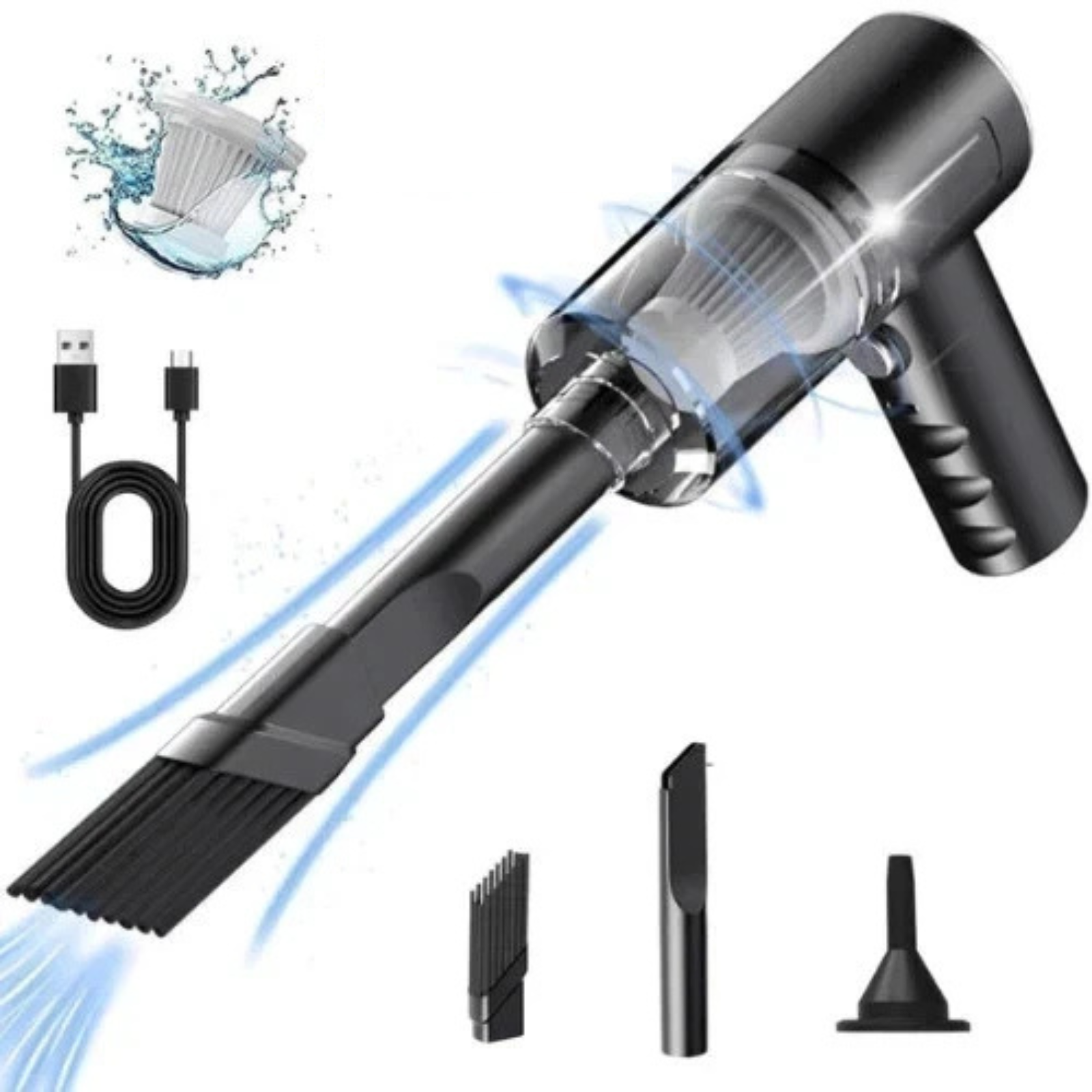 120W Cordless Handheld Vacuum Cleaner Portable Car Home Cleaning Tool