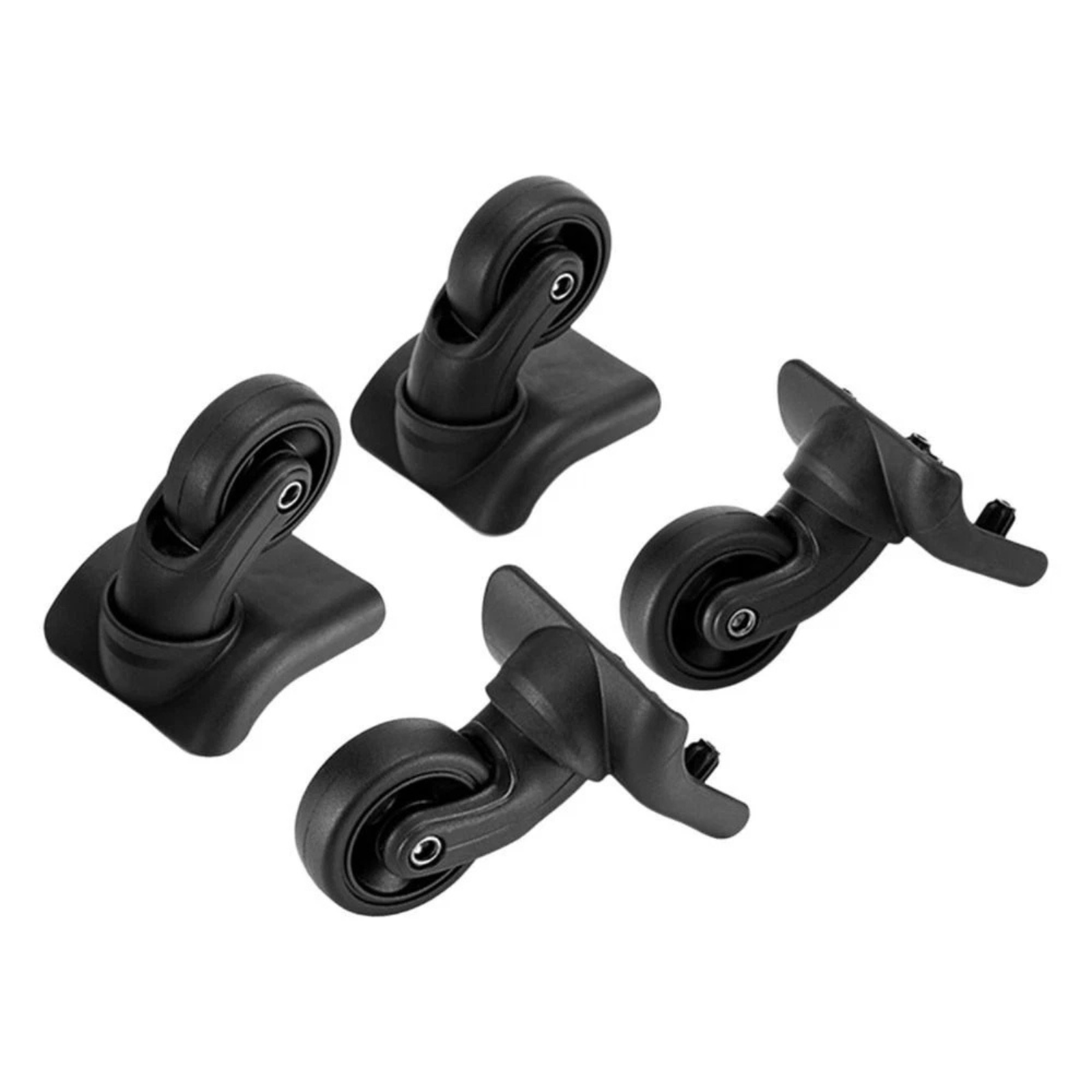 2 Pair Luggage Spinner Wheel Replacement 360 Degree Travel Repair Kit