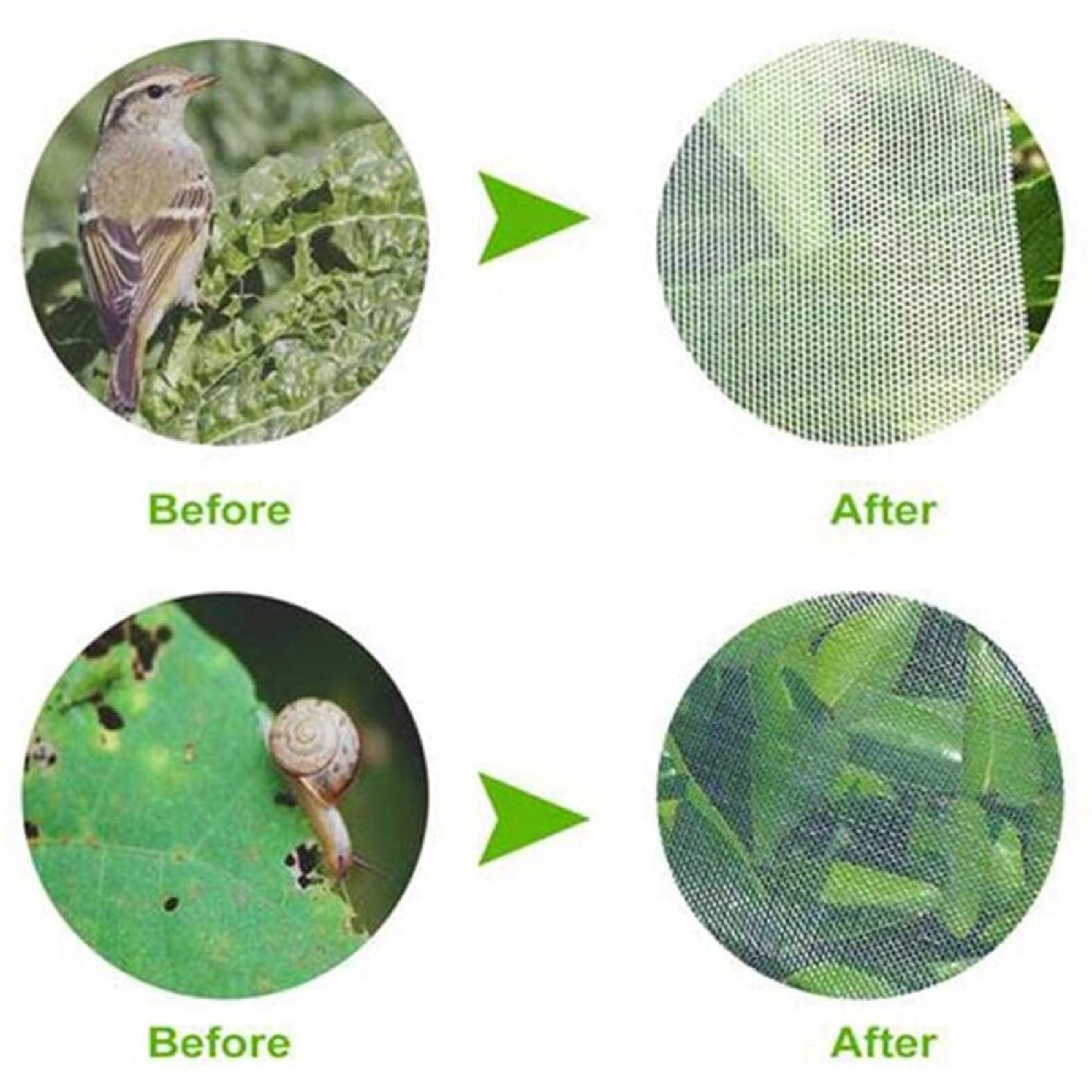 Garden Netting Vegetable Plant Crops Mesh Protect Cover Bird Insect Net 6x2.5M
