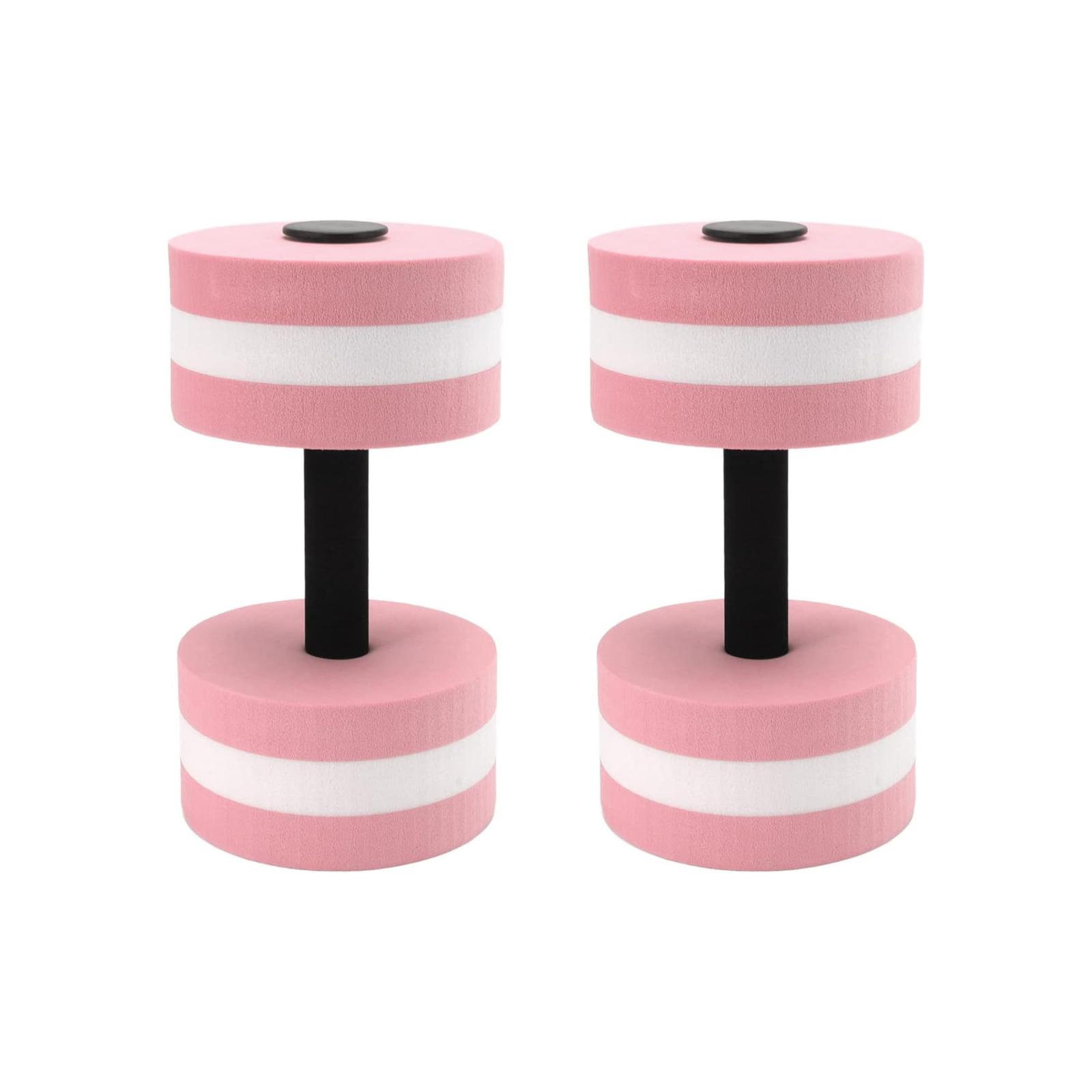 2x Aquatic Fitness Barbell Aqua Pool Exercise EVA Water Aerobics Dumbbell Pink