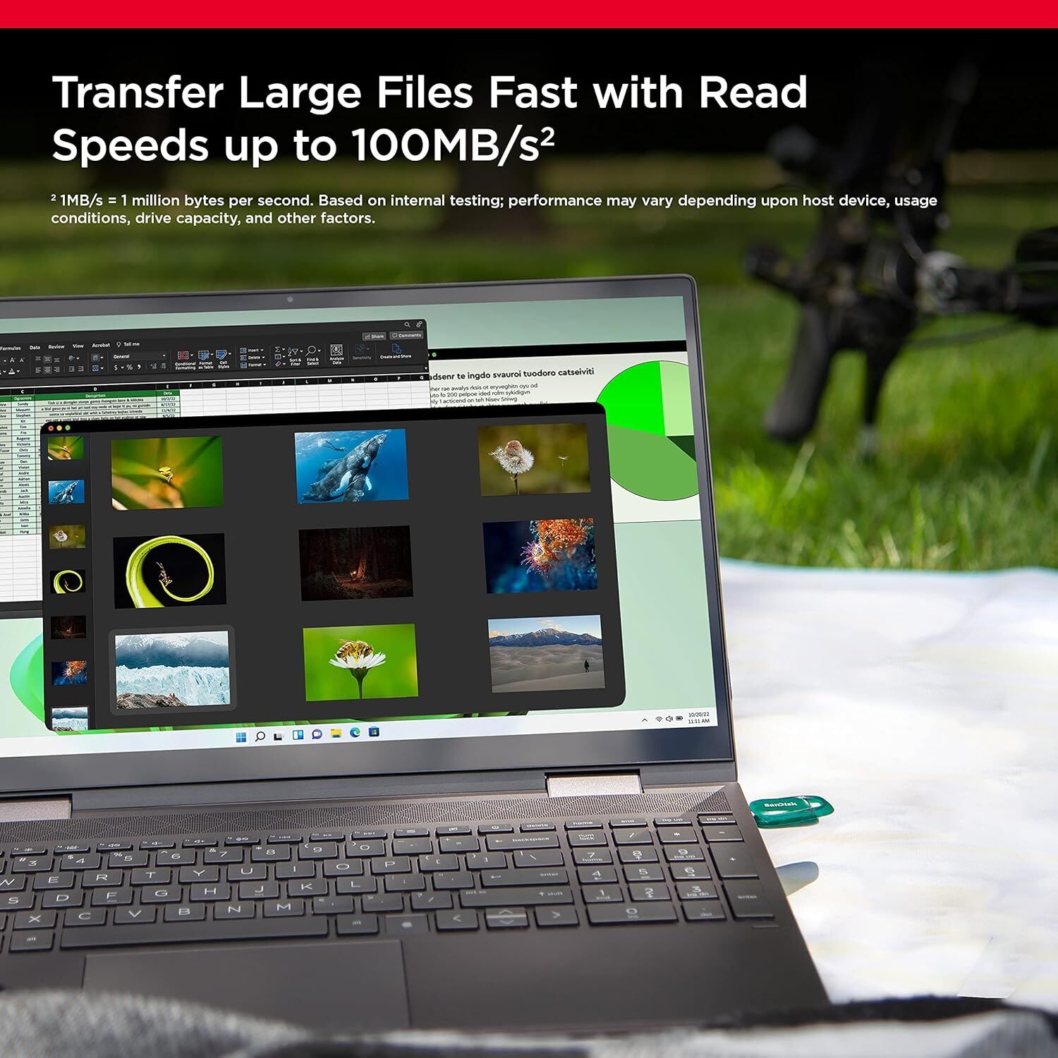 SanDisk Ultra Eco 256GB Flash Drive USB 3.2 Read Speed up to 100MB/s SDCZ96-128G