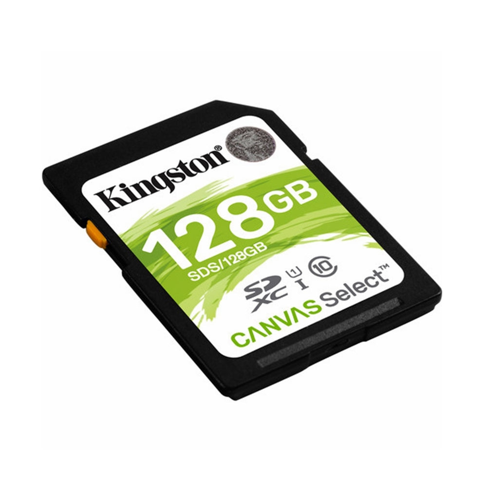 Kingston Canvas Select 128GB SD Card Class 10 SDHC UHS-I Camera HD Video 80MB/s