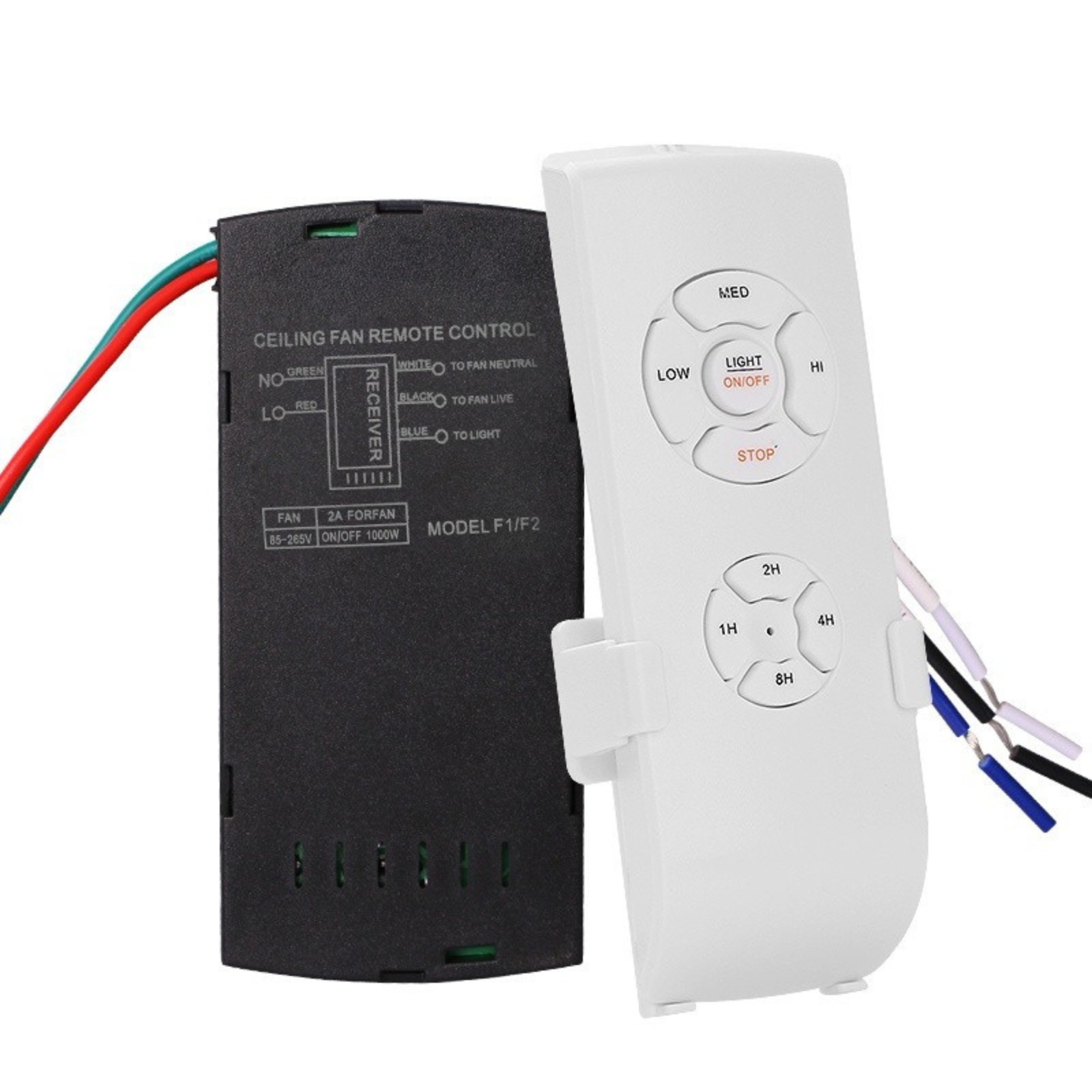 Universal Ceiling Fan Remote Control with Light & Speed Adjustment