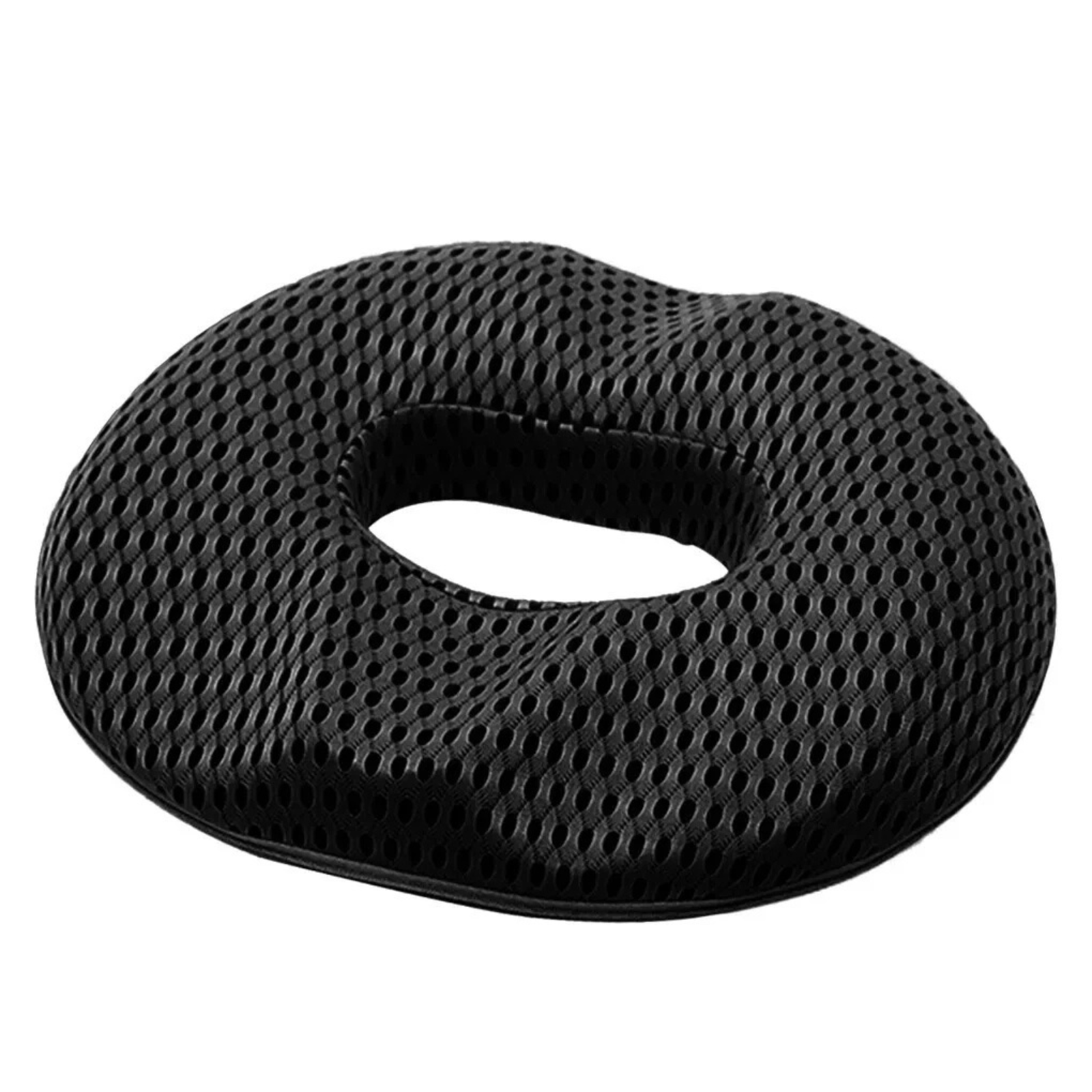 Non Slip Memory Foam Donut Seat Cushion for Women Black