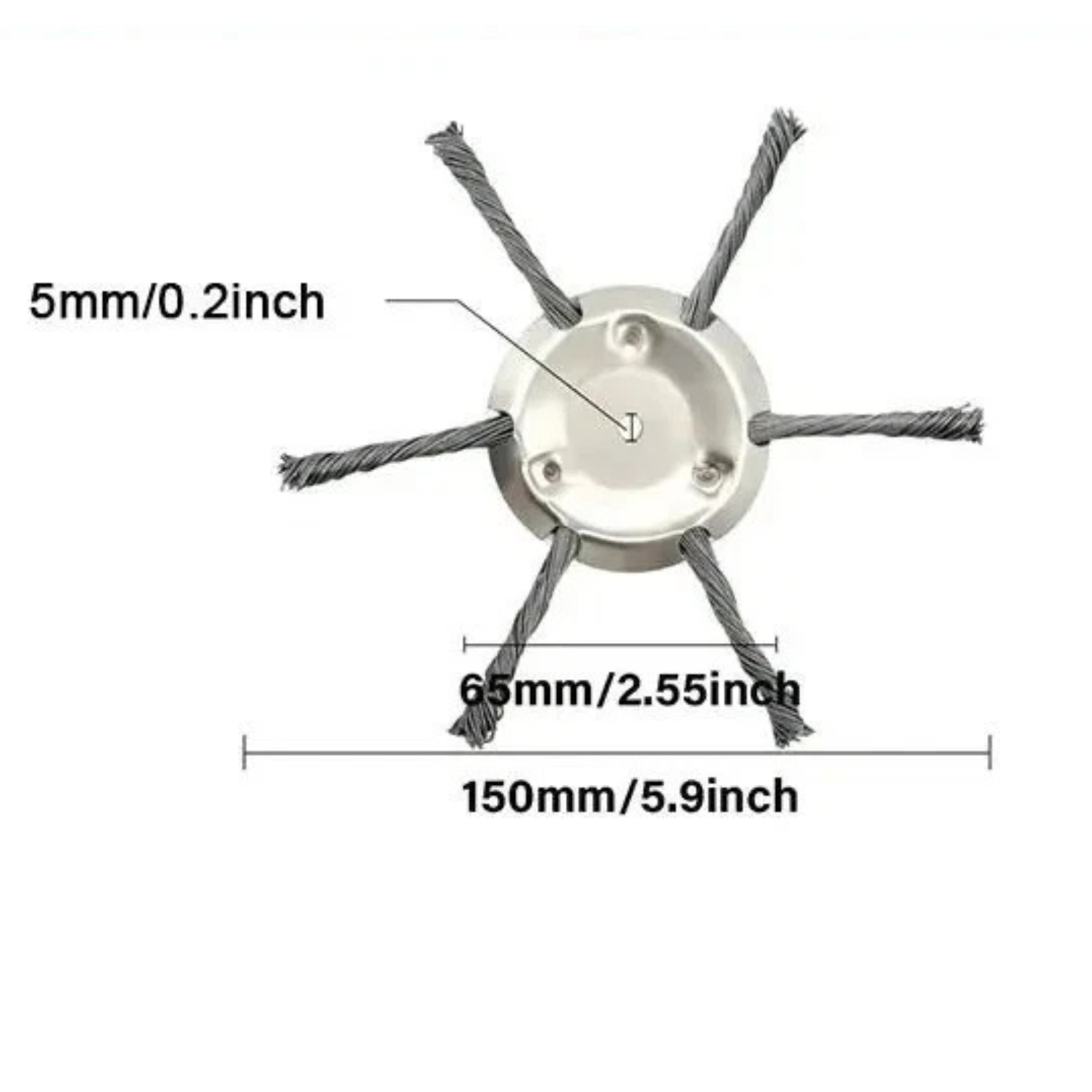 Lawn Mower Weeding Head Replace Part Brush Cutter Steel Wire Grass Trimmer