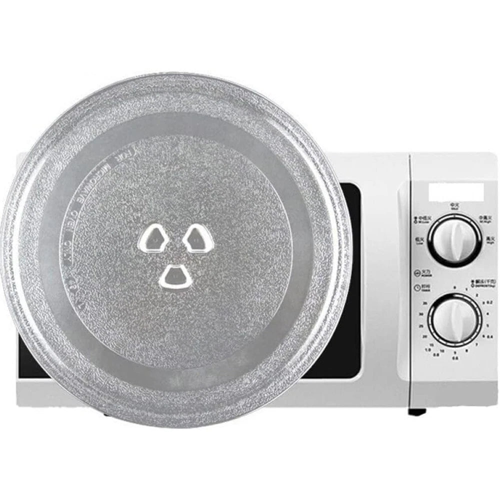 245mm Dia Turntable Glass Food Tray Platter Microwave Oven PLate