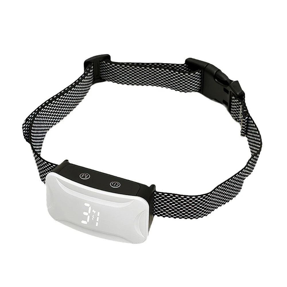 Auto Stop Barking Training Collar Obedience Rechargeable Anti Bark Dog Collar