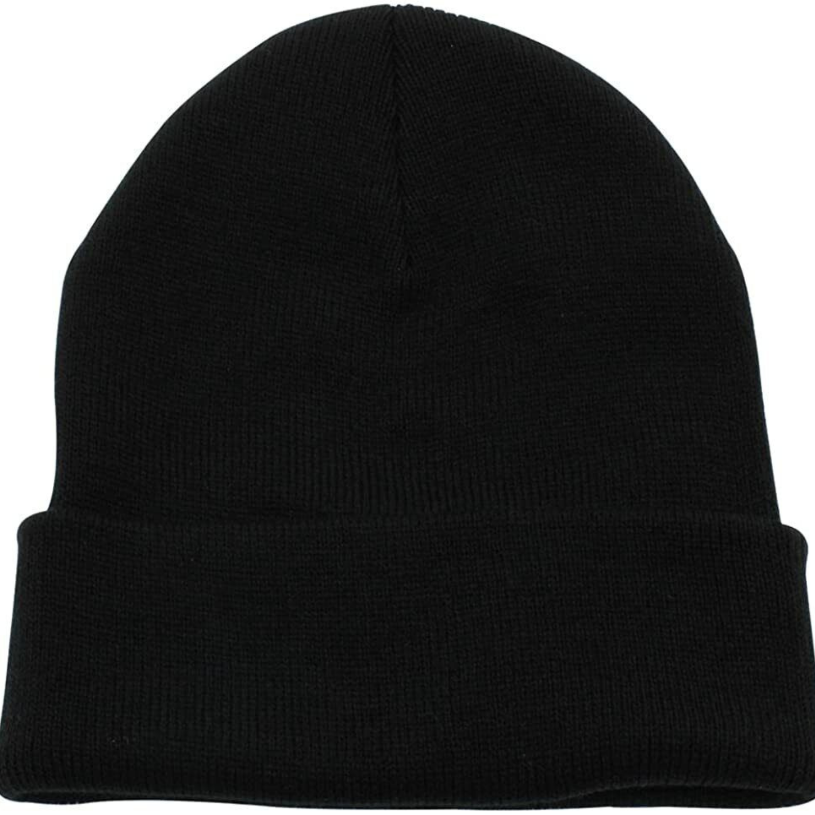 Black Beanie Hat Plain Winter Ski Thermal Warm Knit Cap Men Women
