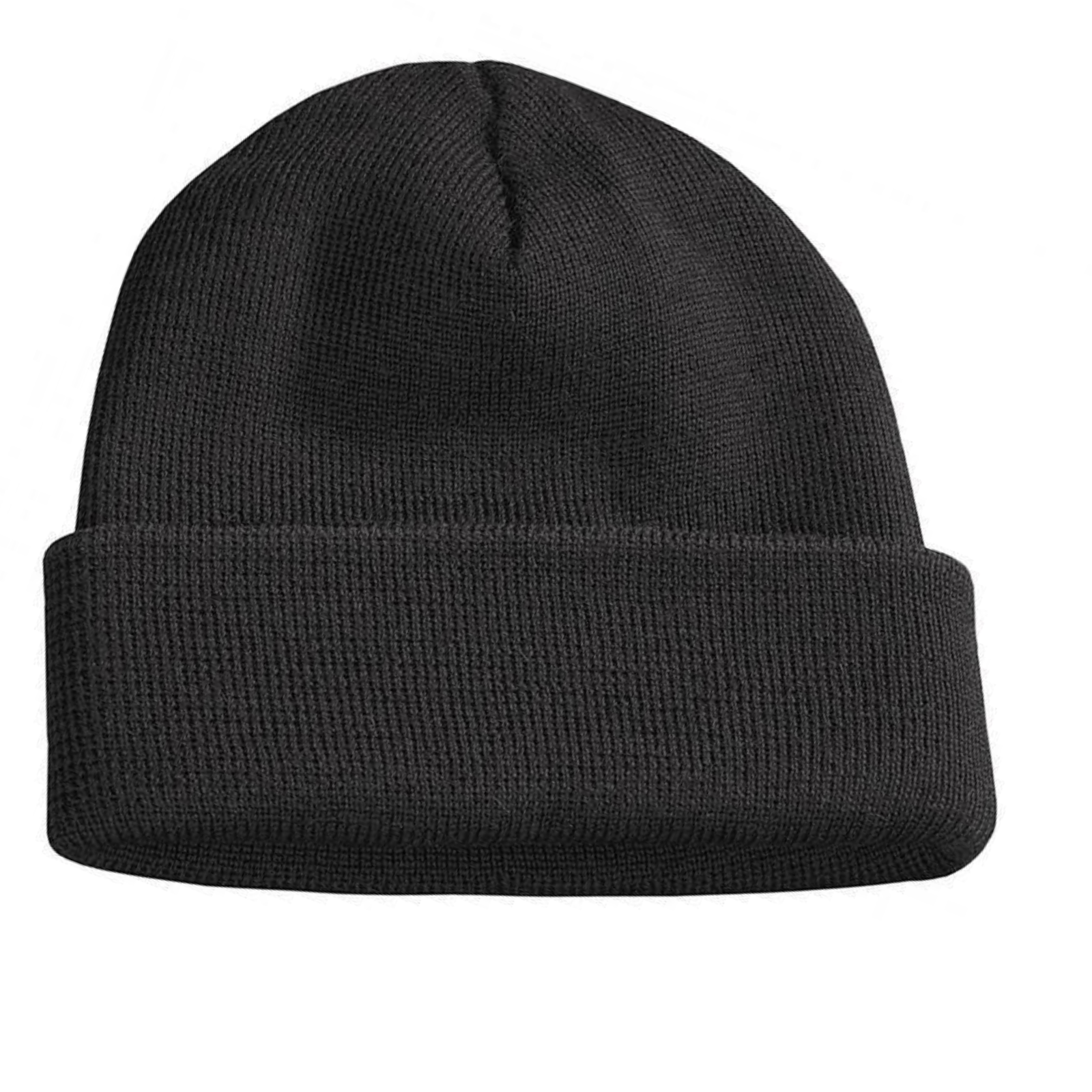 Black Beanie Hat Plain Winter Ski Thermal Warm Knit Cap Men Women