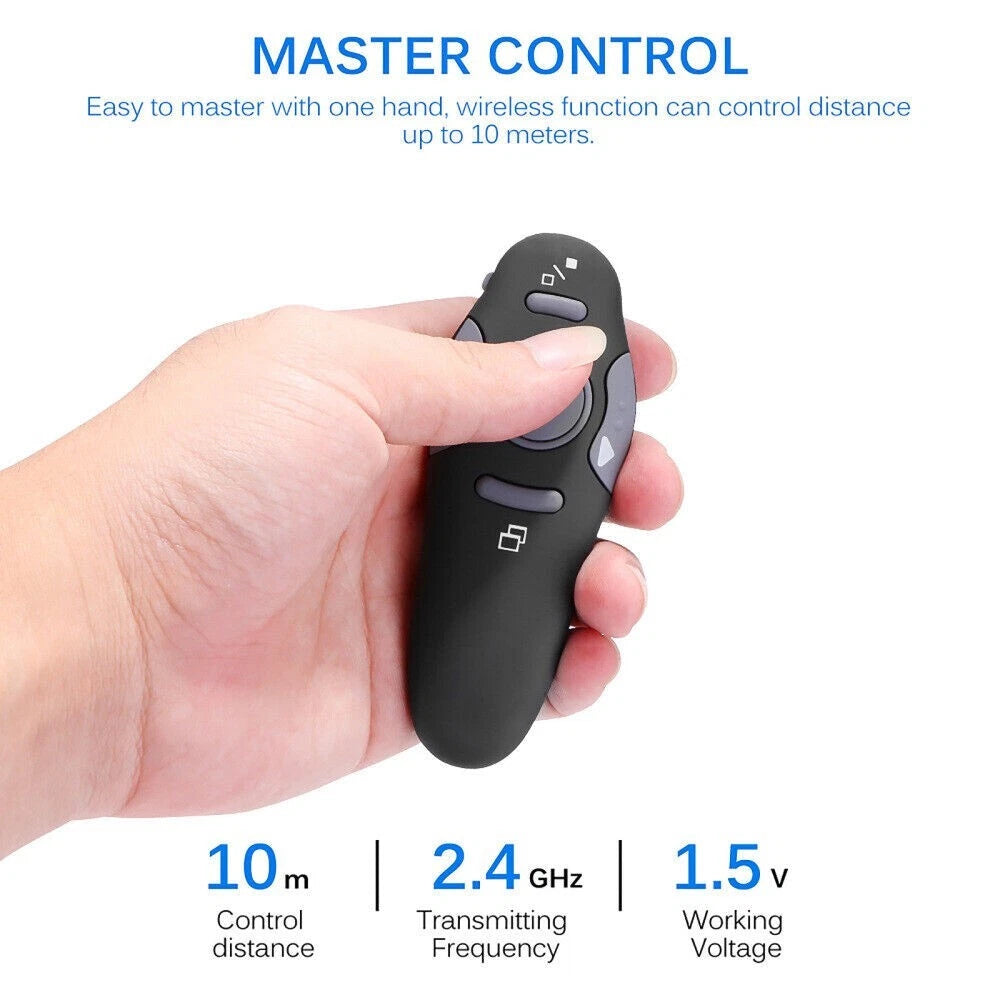 Laser Pointer Presentation Remote Wireless Presenter PowerPoint Mouse Clicker