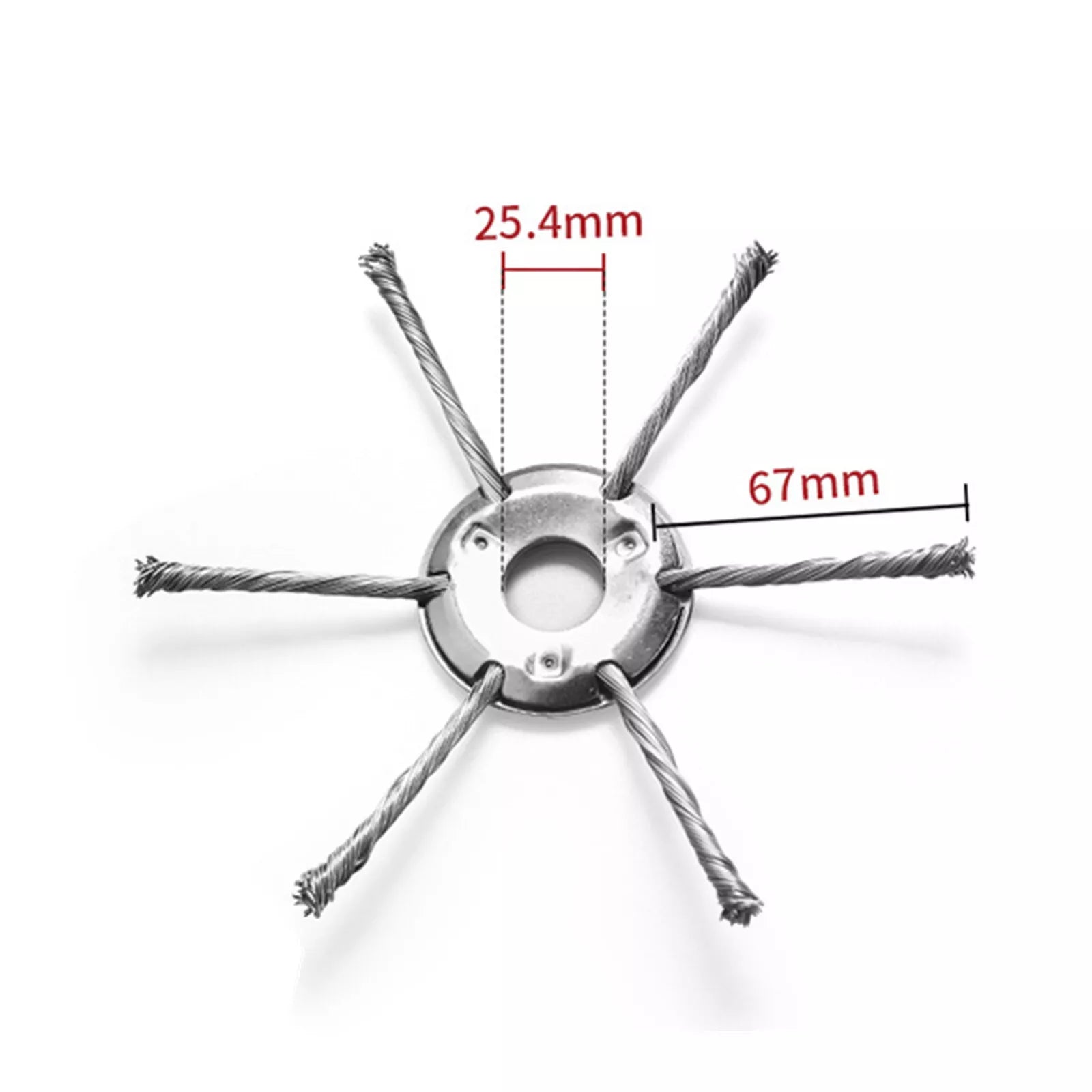 Lawn Mower Weeding Head Replace Part Brush Cutter Steel Wire Grass Trimmer
