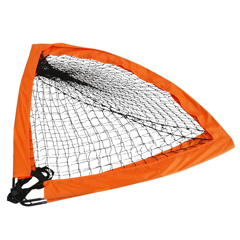 Portable Football Goal Post Set Soccer Goal Net Kids Outdoor Training Practice