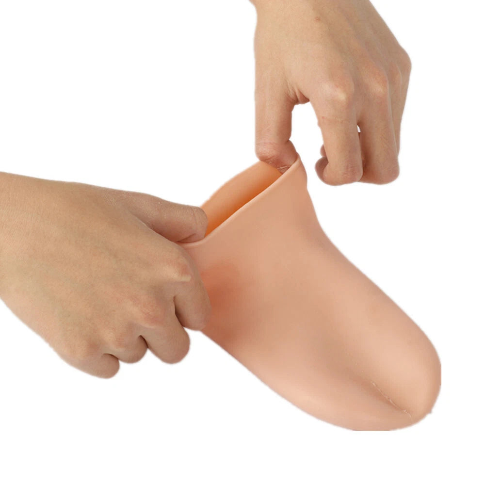 1 Pair Spa Silicone Moisturizing Gel Foot Care Socks Anti Cracking Anti Skid