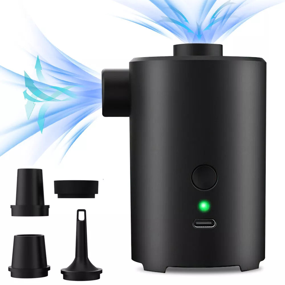 USB Rechargeable Inflator Electric Pump 20W Portable Bed Matress Pool Air Pump