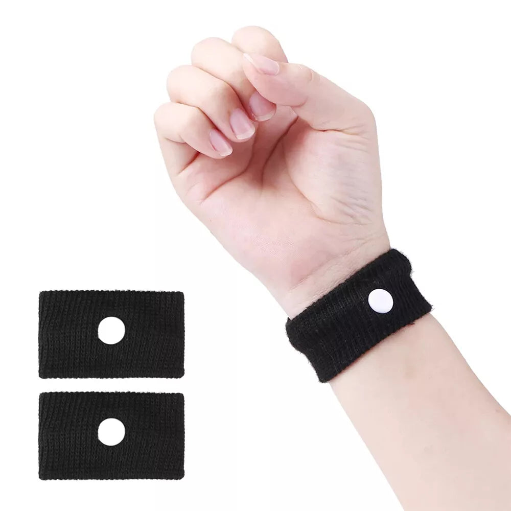 4X Travel Motion Sea Plane Car Sea Sickness Bands Anti Nausea Wristbands